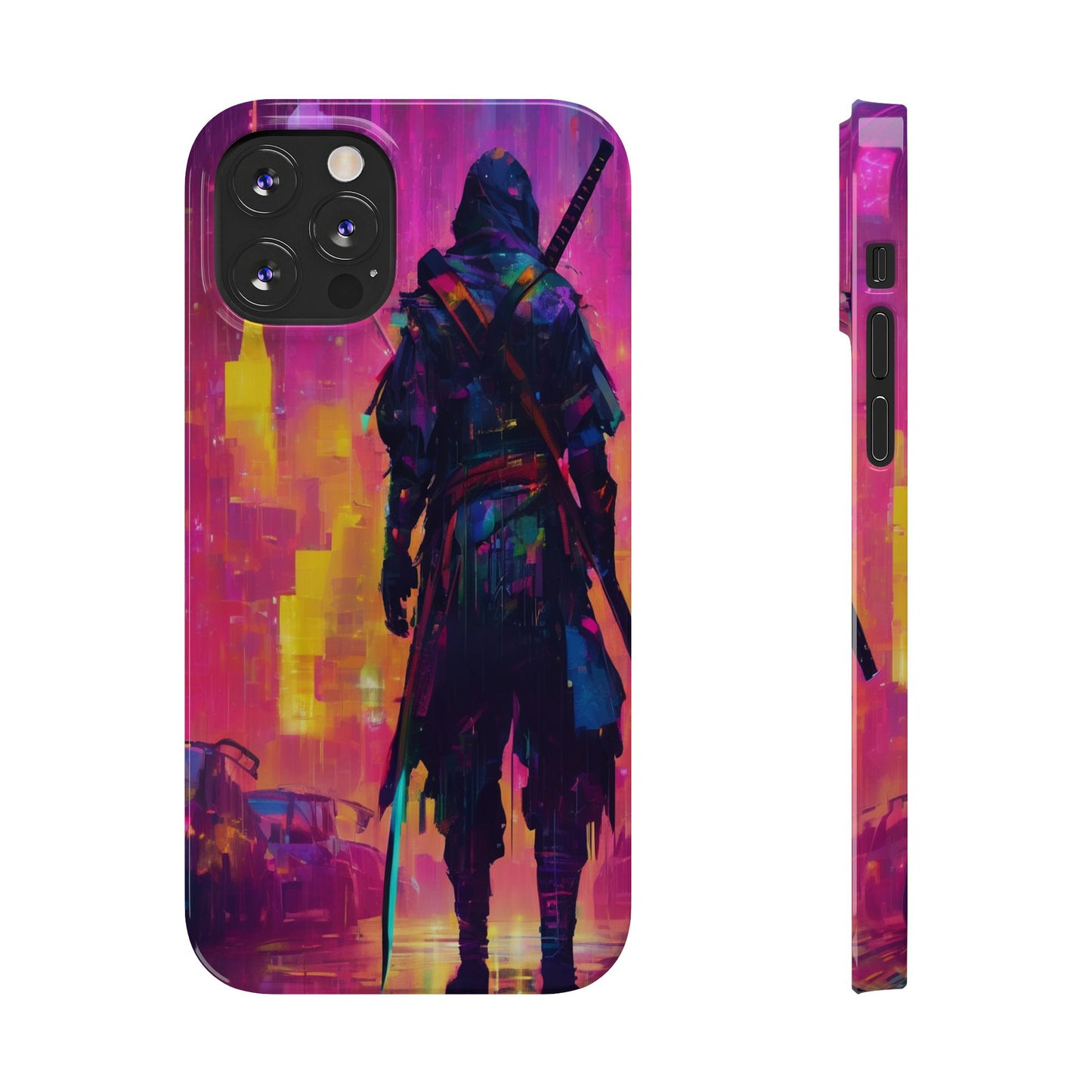 Neon Slim Phone Case for iPhone 16 - Glossy Lexan Finish