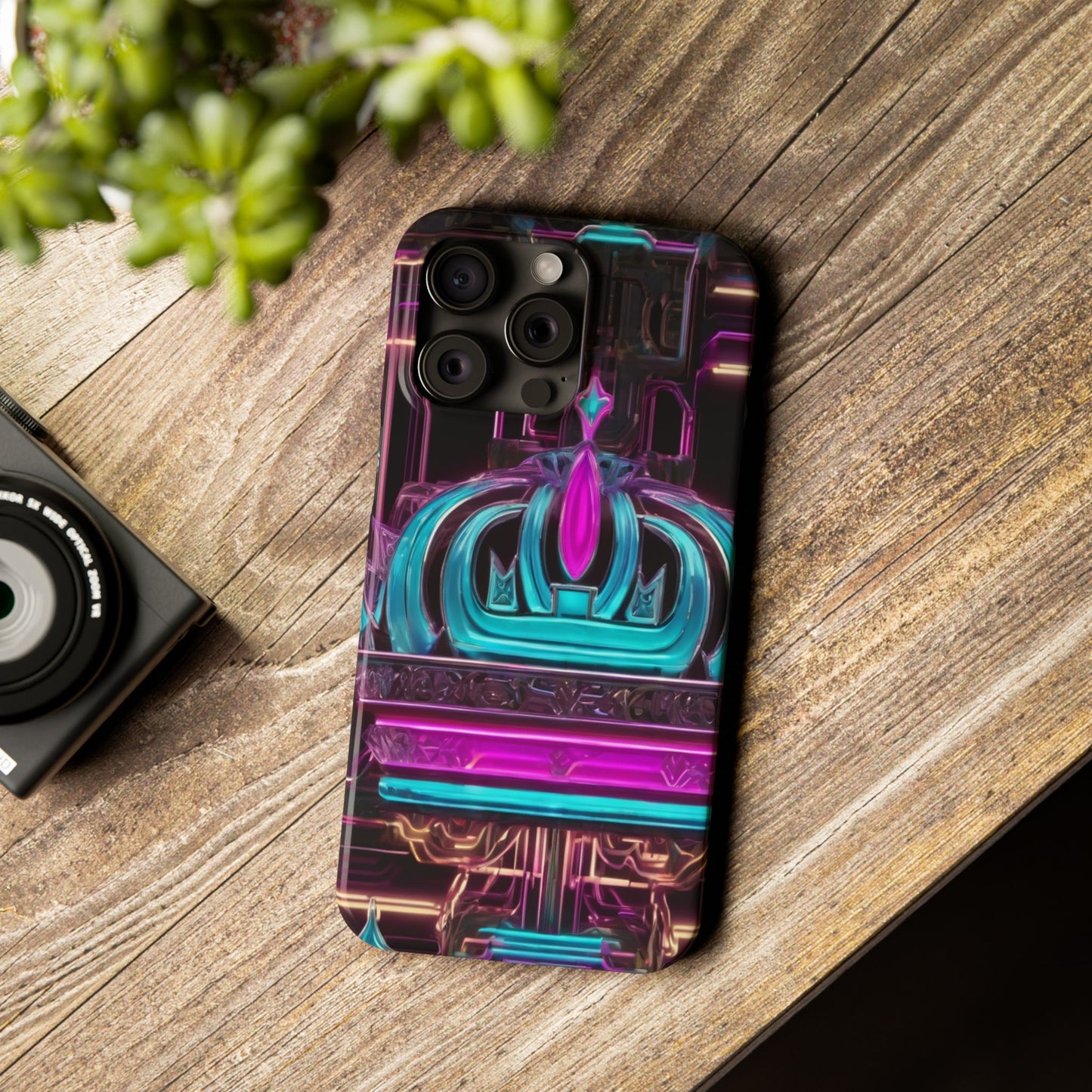 Slim Phone Case for iPhone 16 - Glossy, Lightweight, Impact-Resistant