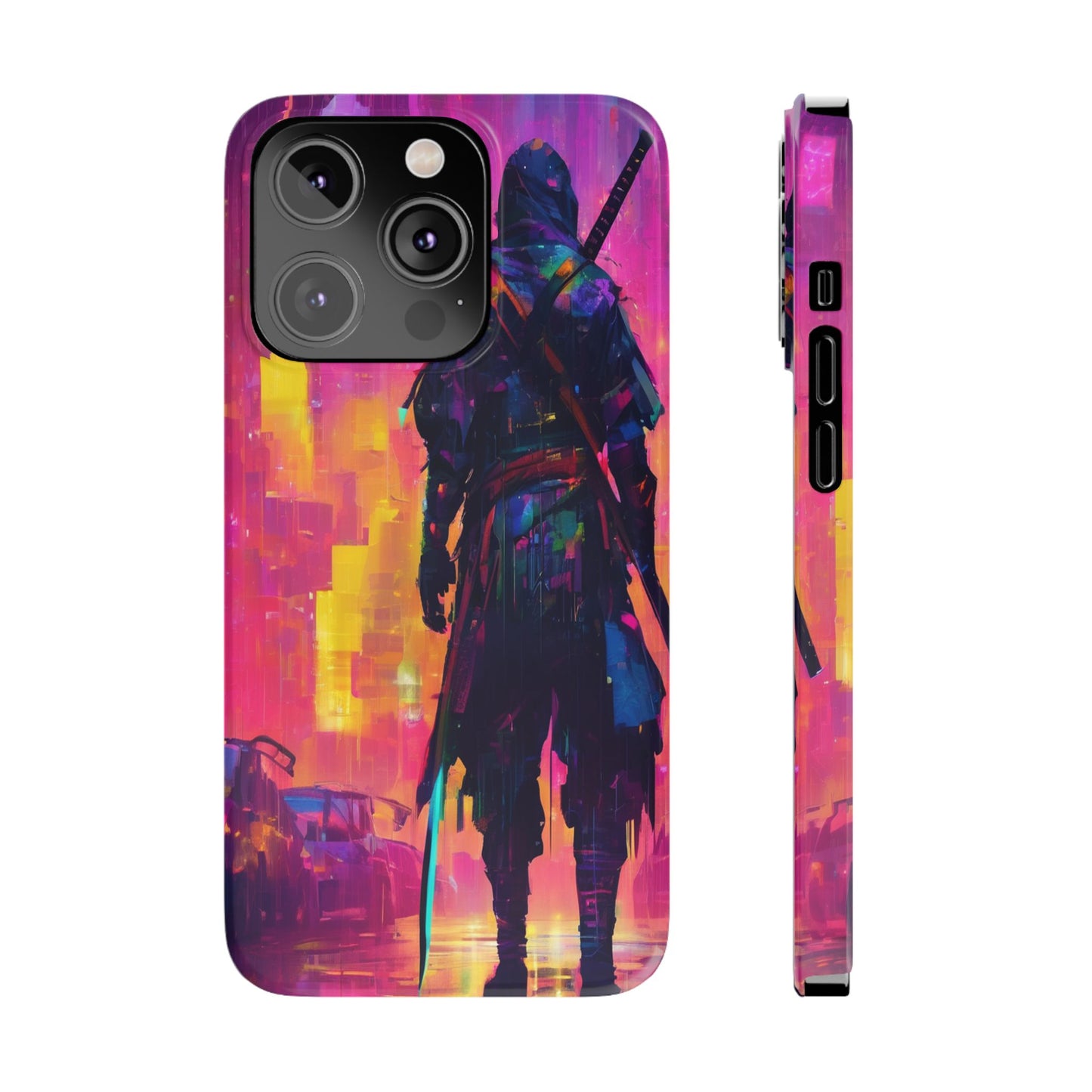 Neon Slim Phone Case for iPhone 16 - Glossy Lexan Finish