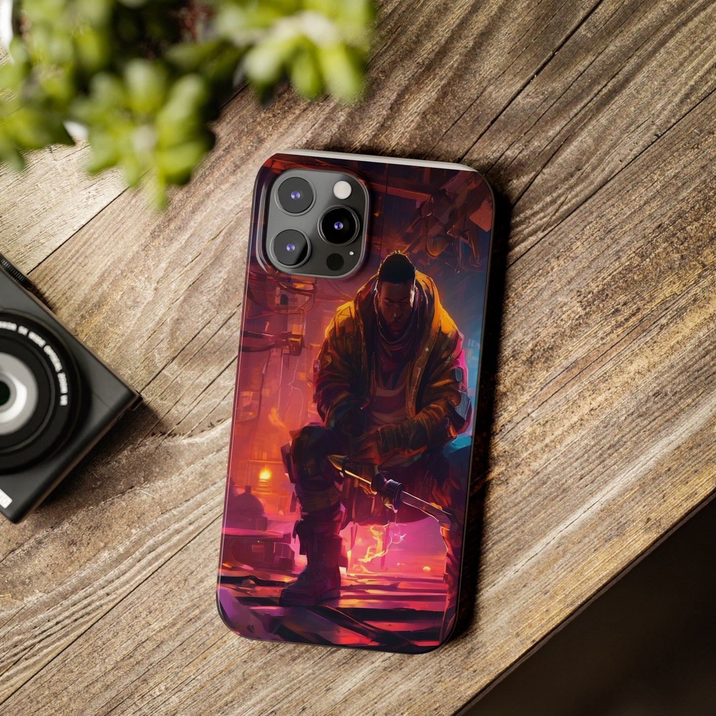 Slim Phone Case for iPhone 16 - Ultra-Thin, Glossy PC