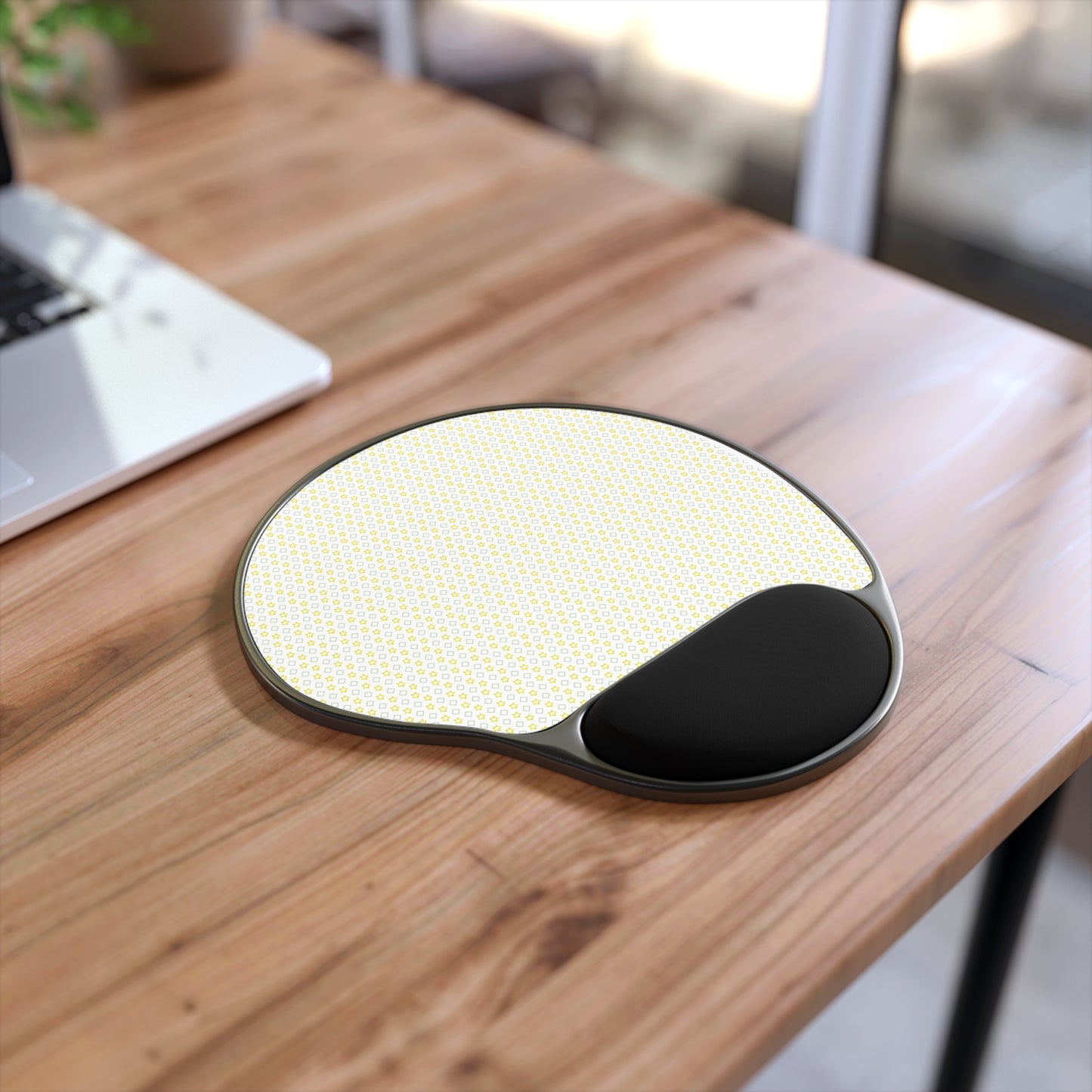 Foot-shaped Memory Foam Mouse Pad with Wrist Rest