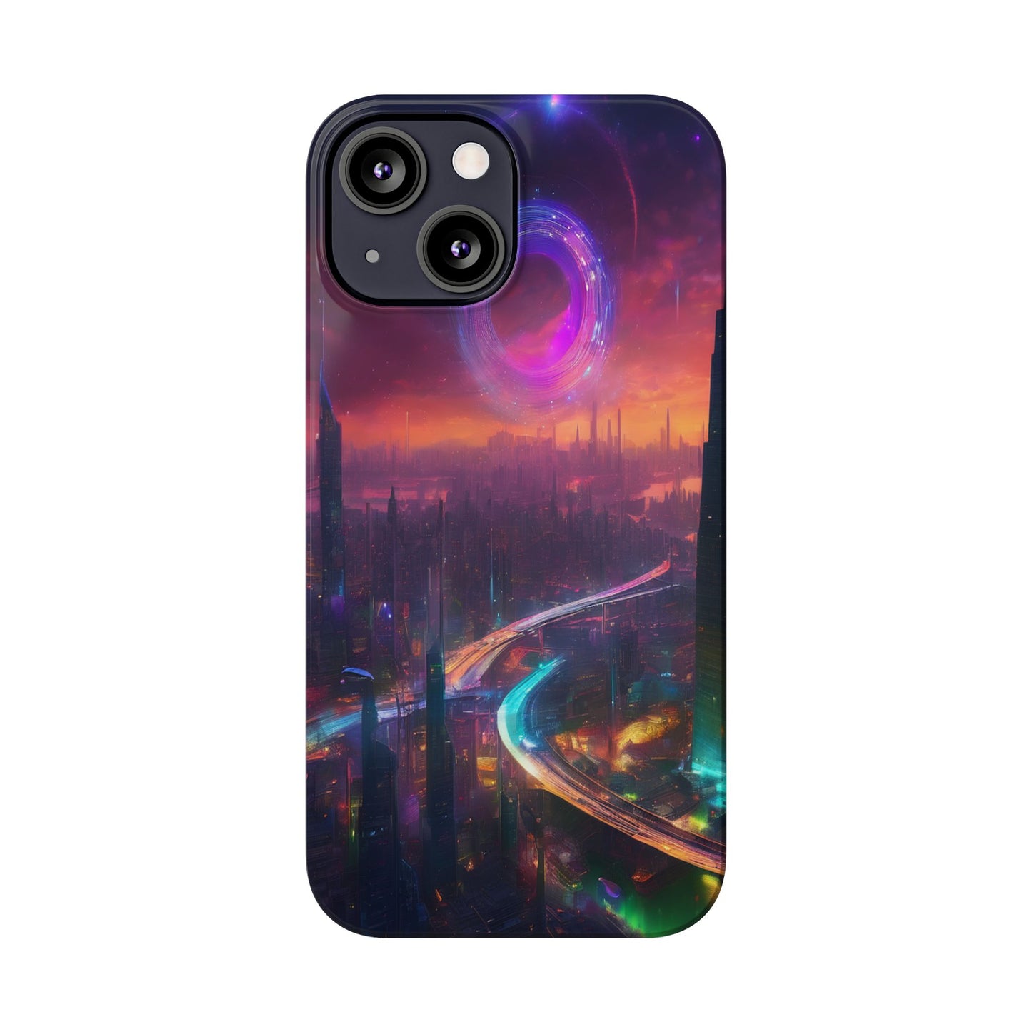 Slim Glossy Phone Case for iPhone 16 – Lexan PC
