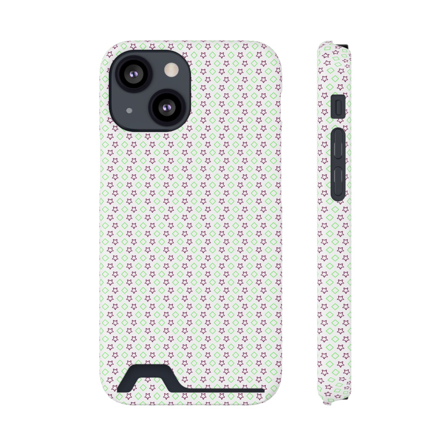 Neon Card Holder Phone Case with MagSafe - Impact-Resistant