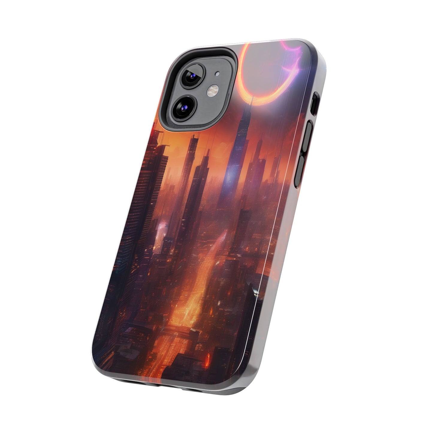 Rugged Phone Case - Impact-Resistant Dual-Layer TPU/PC, Glossy