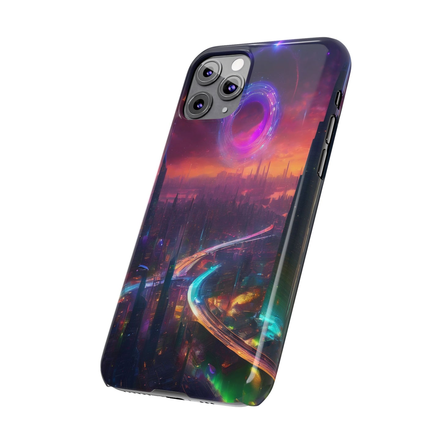 Slim Glossy Phone Case for iPhone 16 – Lexan PC