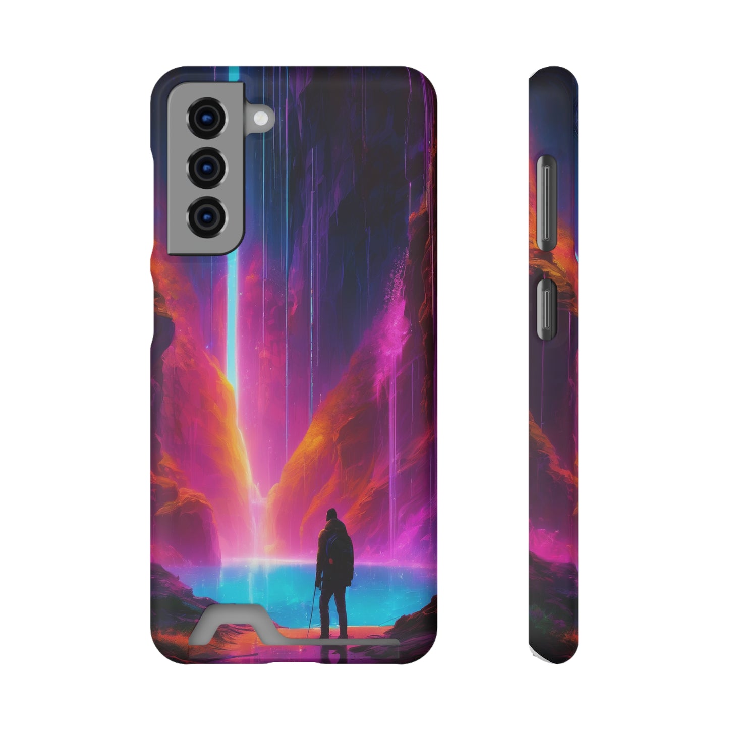 Neon Phone Case with Card Holder – MagSafe, 1 Card Slot
