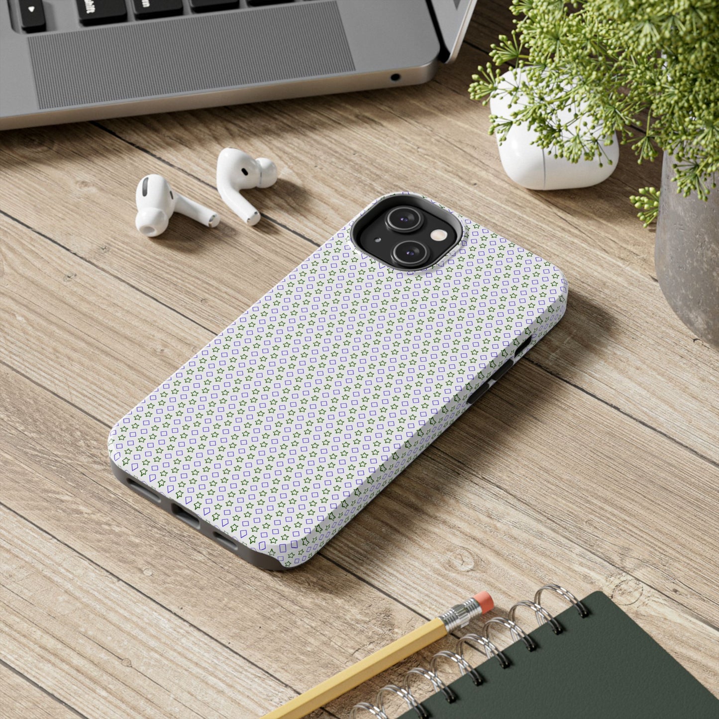 Tough Phone Case - Impact-Resistant, Glossy, 2-Piece Design