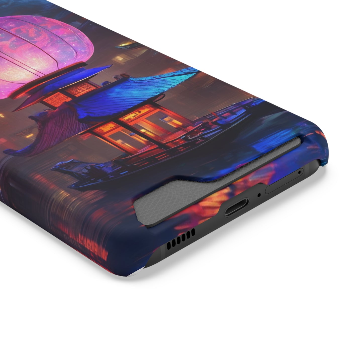 Neon Card Holder Phone Case - MagSafe, 1 Card Slot, Polycarbonate