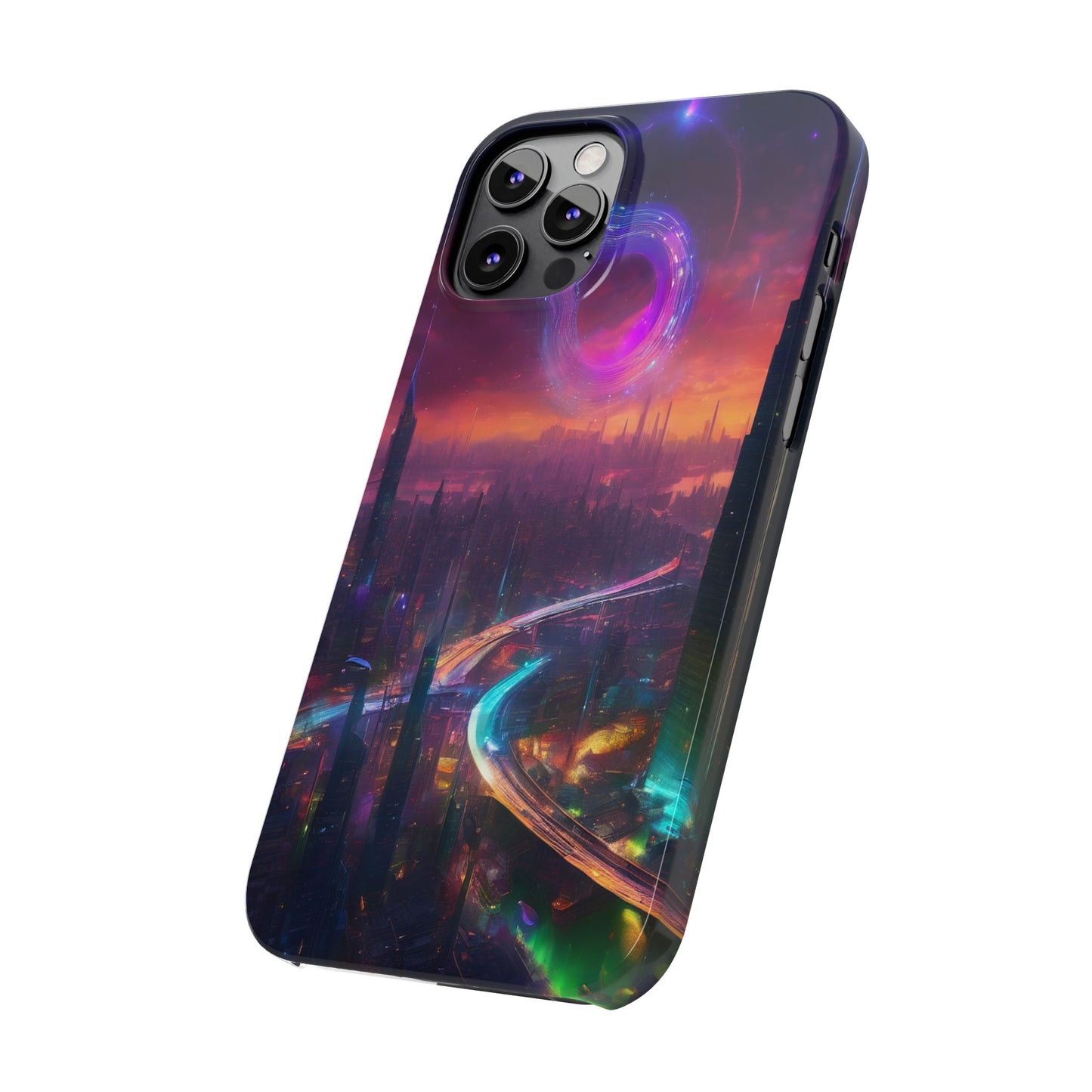 Slim Glossy Phone Case for iPhone 16 – Lexan PC