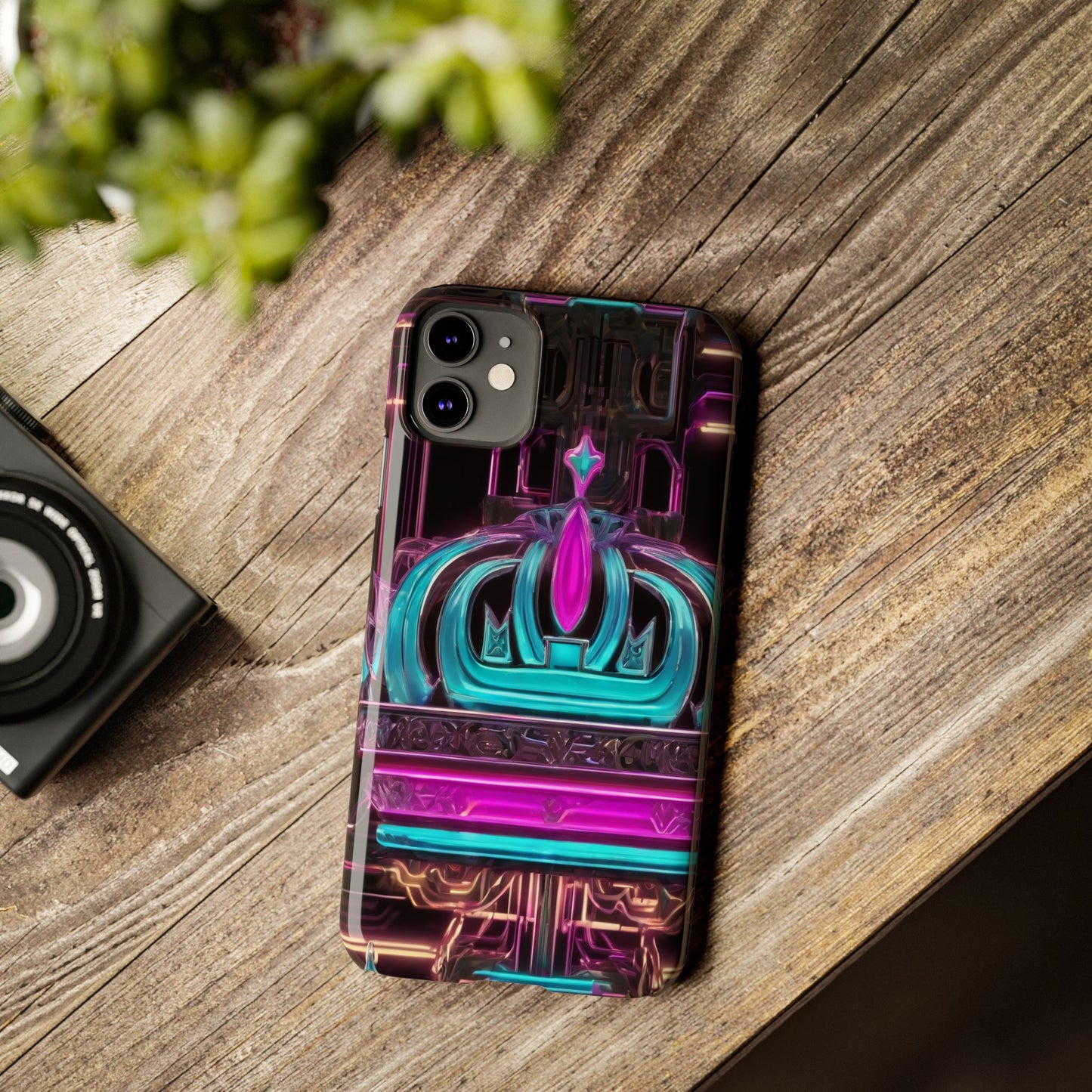 Slim Phone Case for iPhone 16 - Glossy, Lightweight, Impact-Resistant