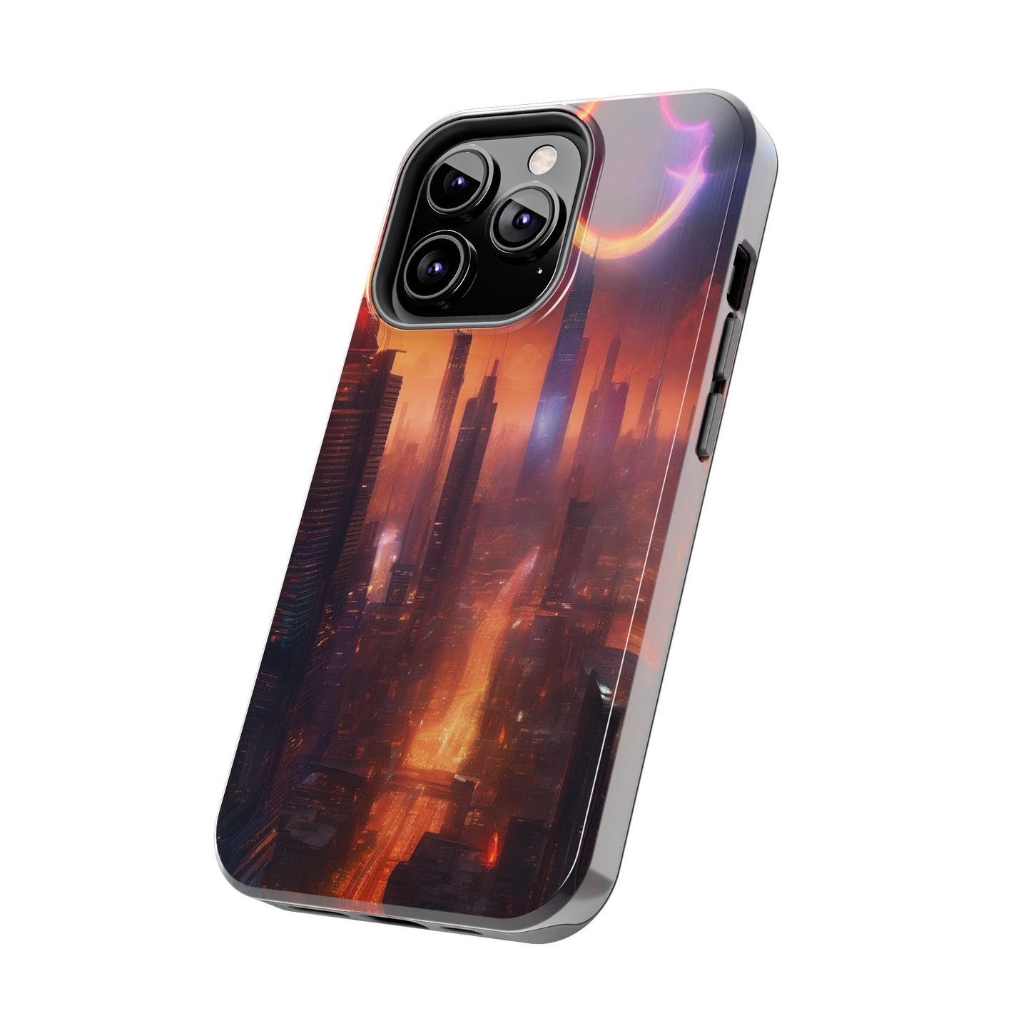 Rugged Phone Case - Impact-Resistant Dual-Layer TPU/PC, Glossy