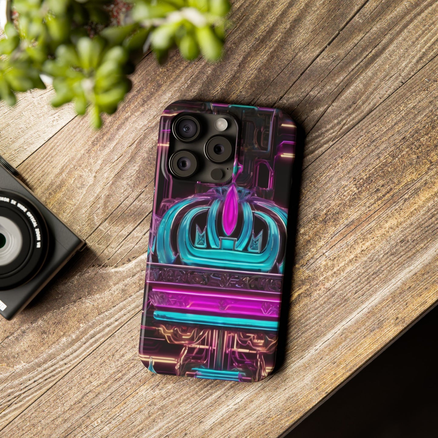 Slim Phone Case for iPhone 16 - Glossy, Lightweight, Impact-Resistant