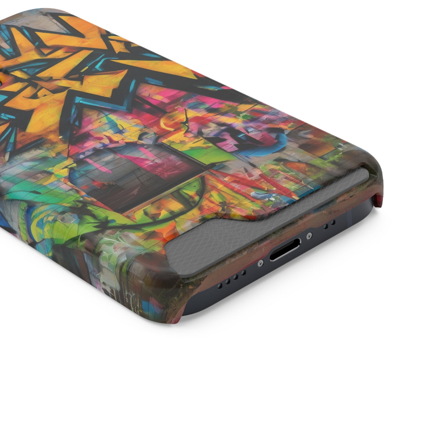 Neon Card-Holder MagSafe Phone Case for iPhone 13 & Galaxy S21/S22