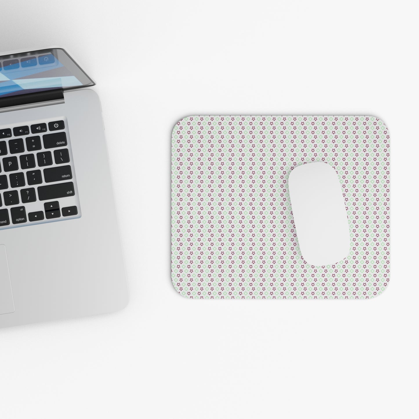 Neon Rectangle Mouse Pad – Ultra-Thin 1.58mm, Rubber Base
