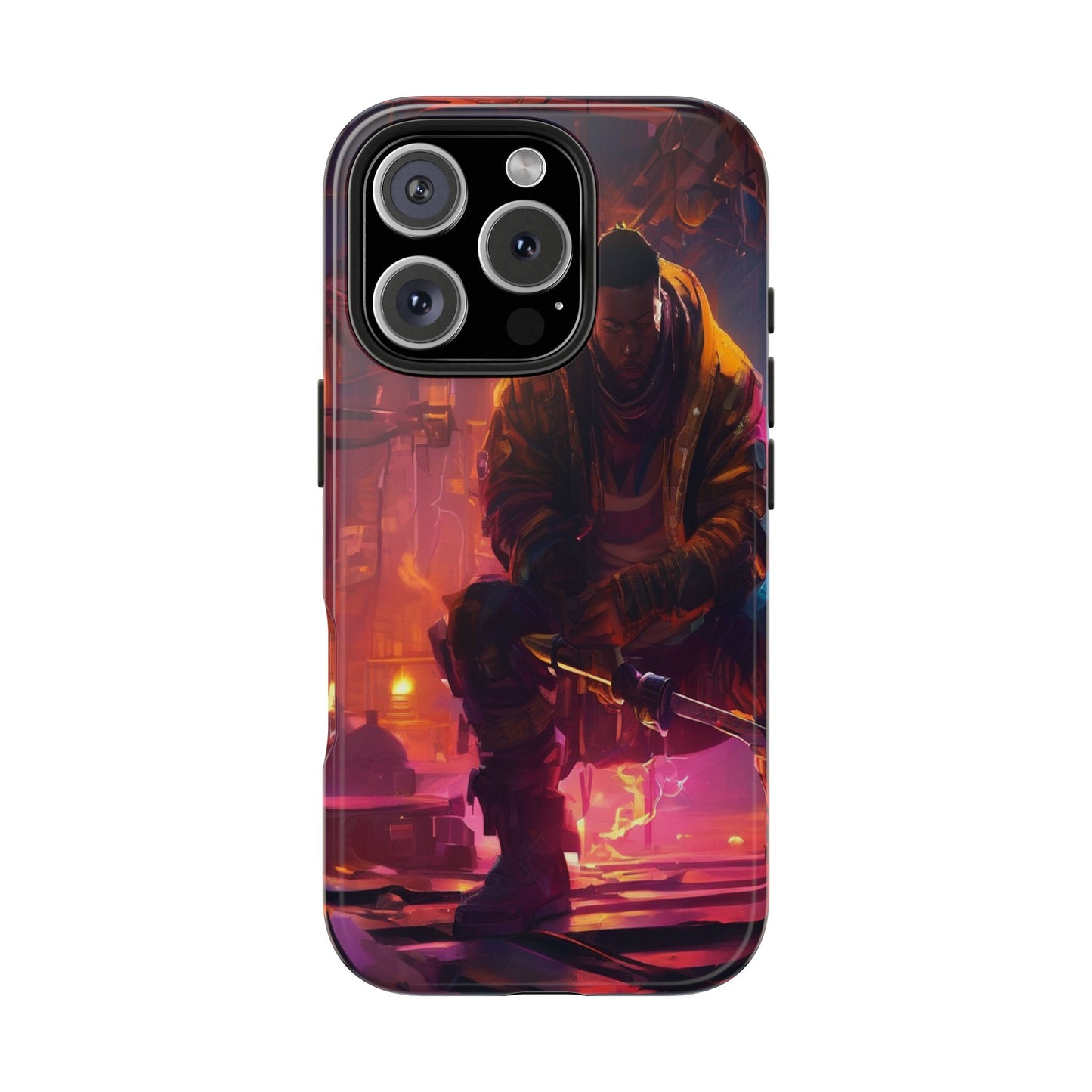 Tough Phone Case - Shockproof TPU & PC Shell for iPhone & Samsung
