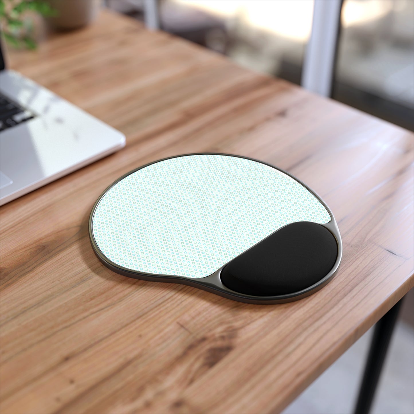 Foot-Shaped Ergonomic Mouse Pad with Memory Foam Wrist Rest