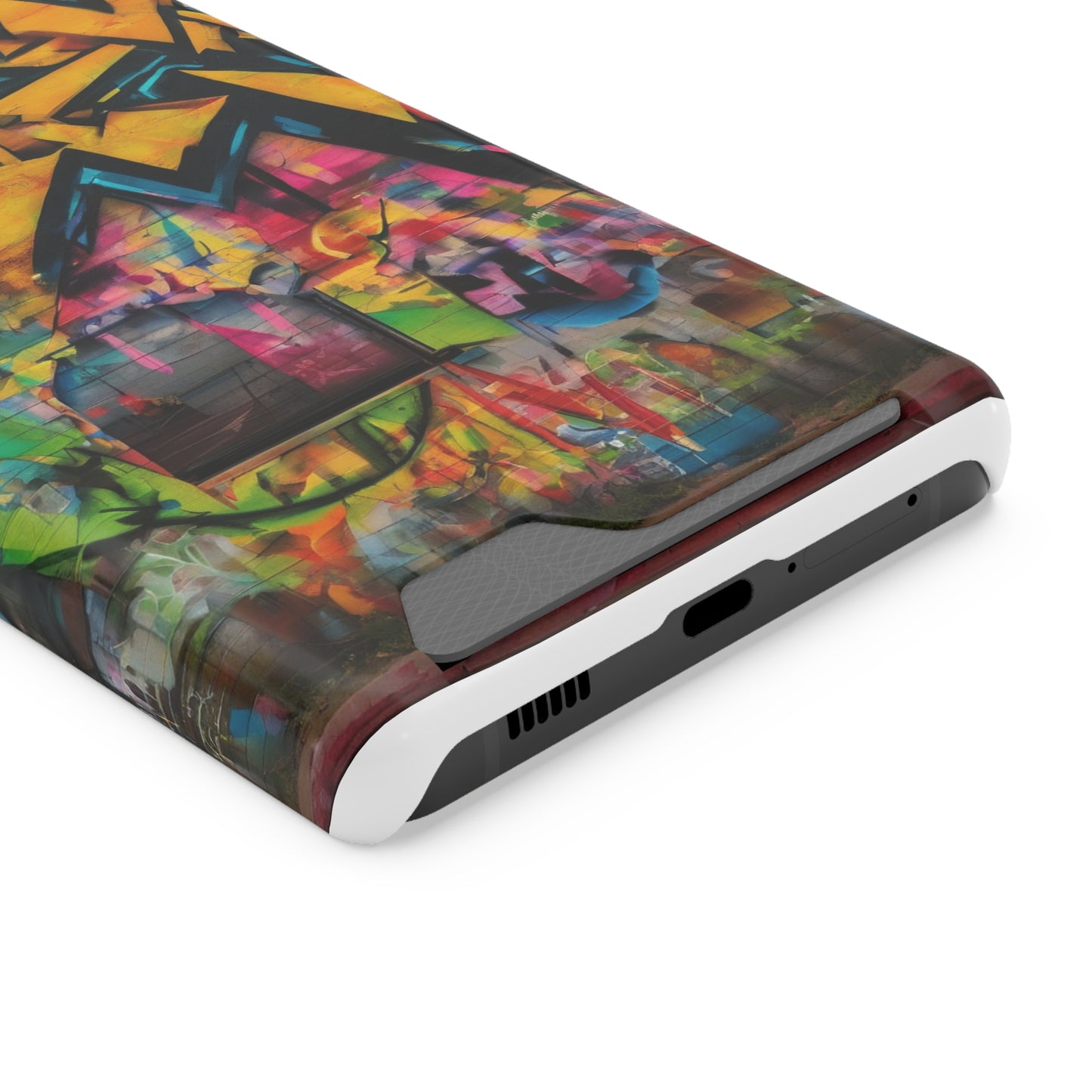 Neon Card-Holder MagSafe Phone Case for iPhone 13 & Galaxy S21/S22