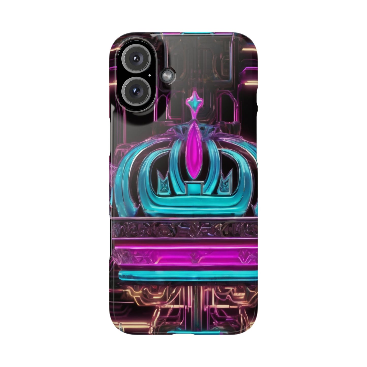 Slim Phone Case for iPhone 16 - Glossy, Lightweight, Impact-Resistant