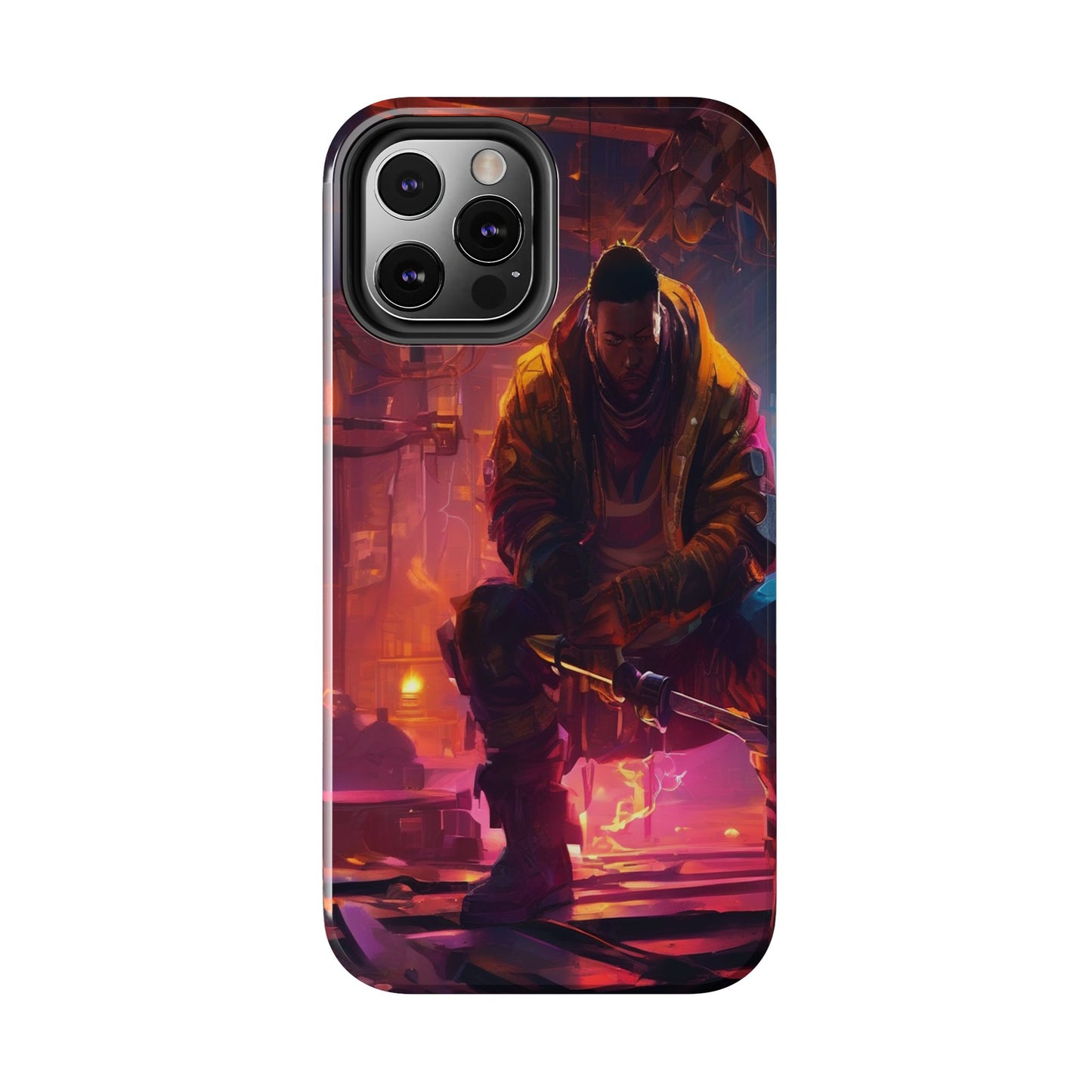 Tough Phone Case - Shockproof TPU & PC Shell for iPhone & Samsung