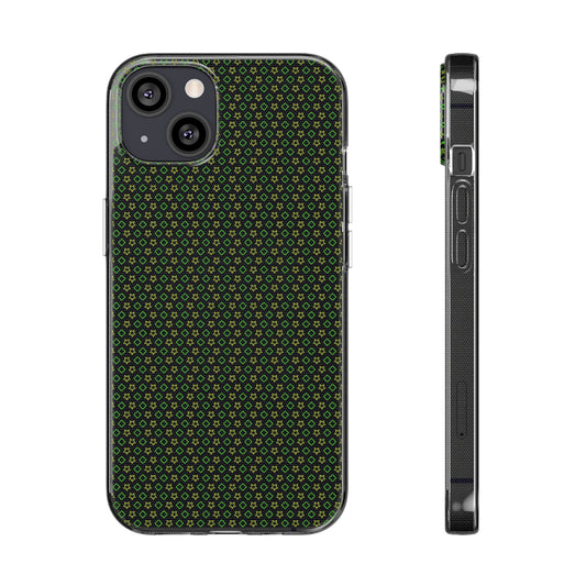 Clear Silicone Phone Case Slim Flexible Open-Port Design