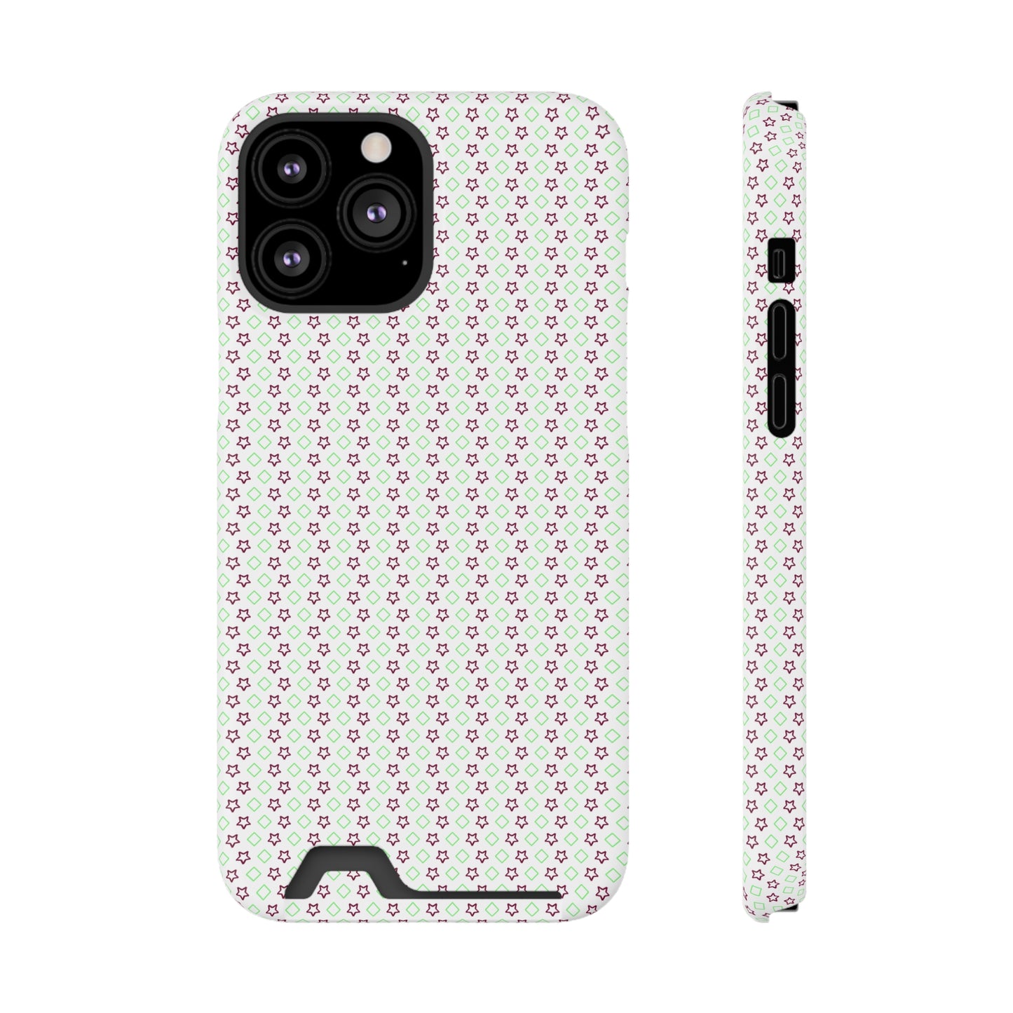 Neon Card-Holder Phone Case - Glossy/Matte Finish