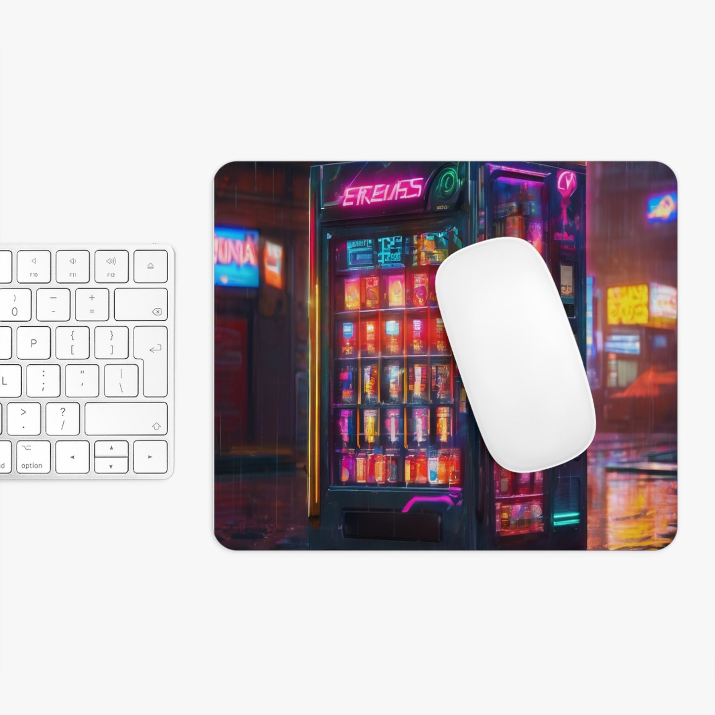 Neoprene Mouse Pad: Round or Rectangular, Non-Slip Desk Accessory