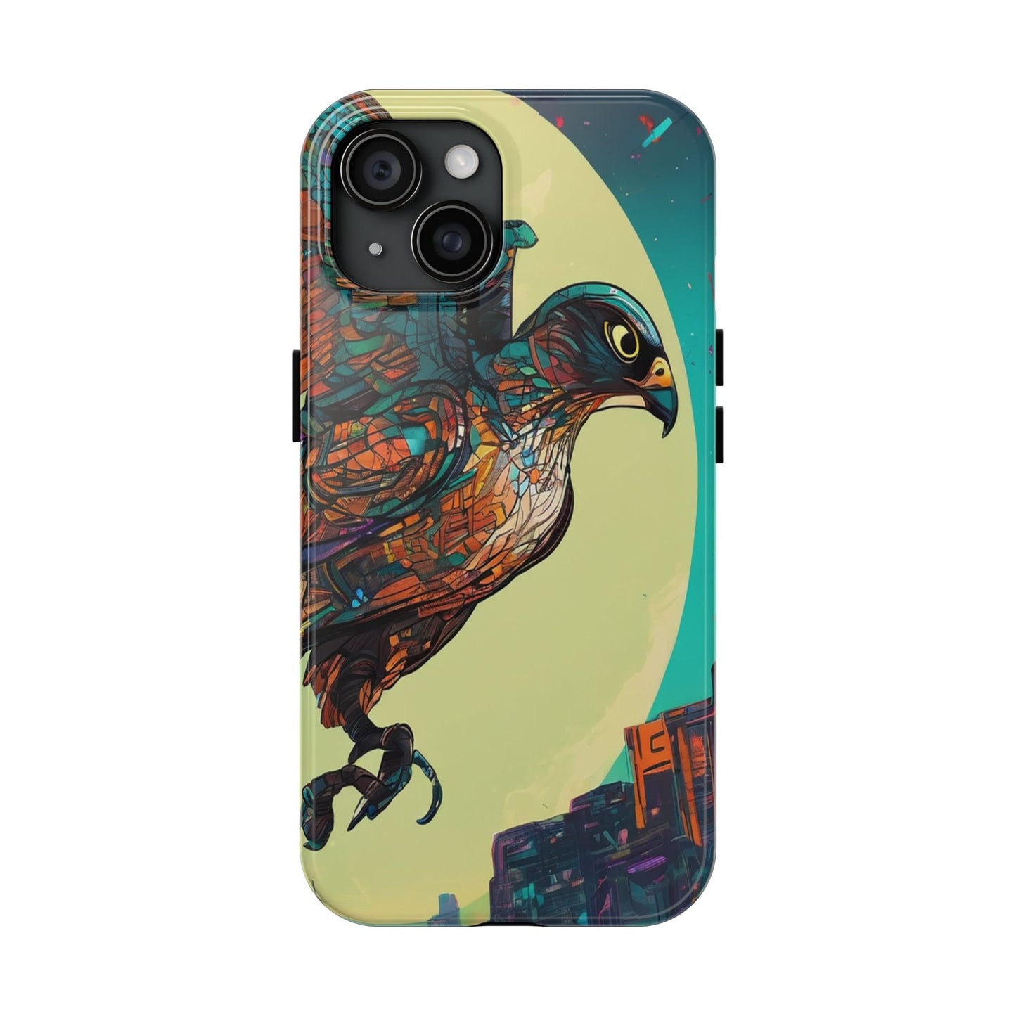 Neon Tough Phone Case - Impact-Resistant, Glossy Finish