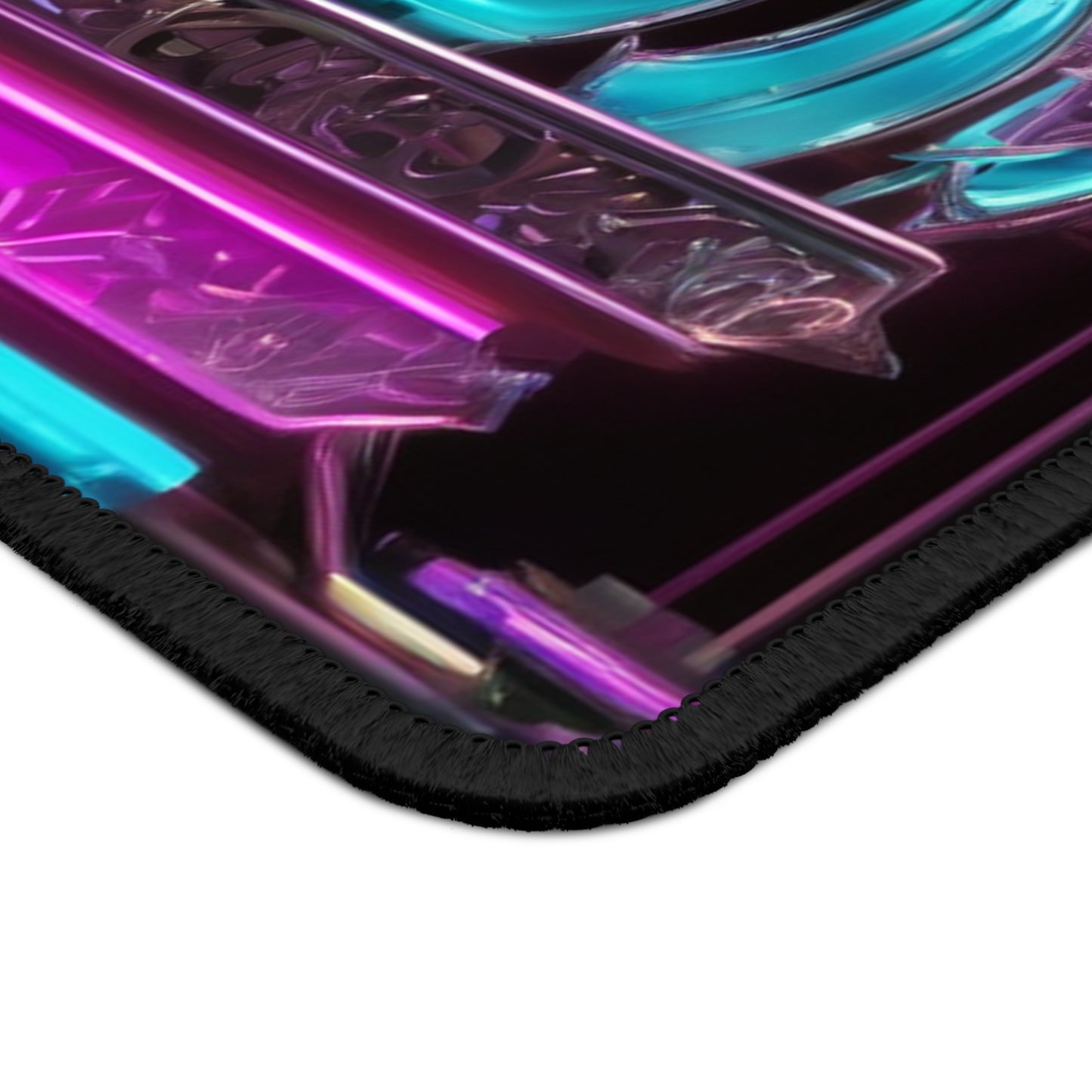 Gaming Neon Mouse Pad 9x7 - Custom, Stitched Edges