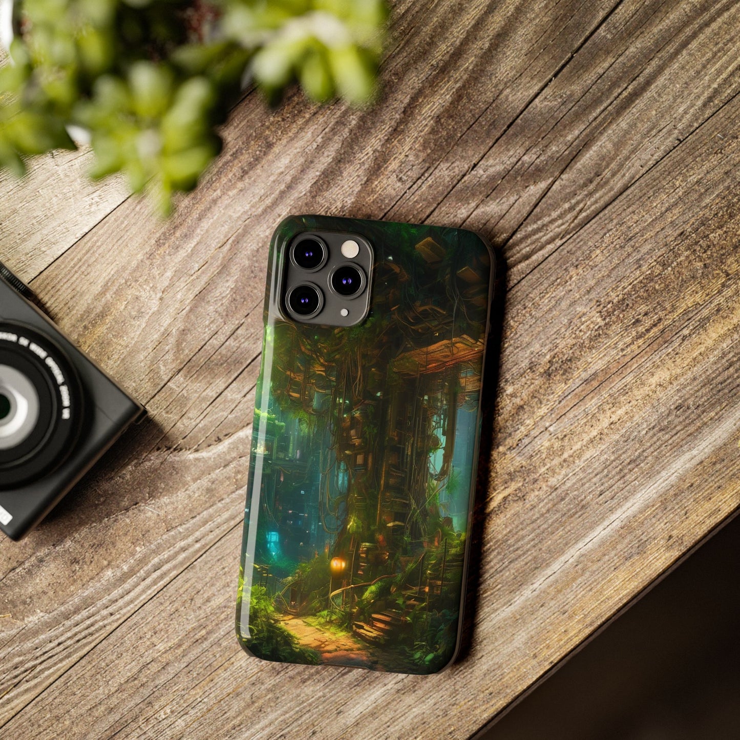 Neon Slim Phone Case for iPhone 16 Glossy Lexan