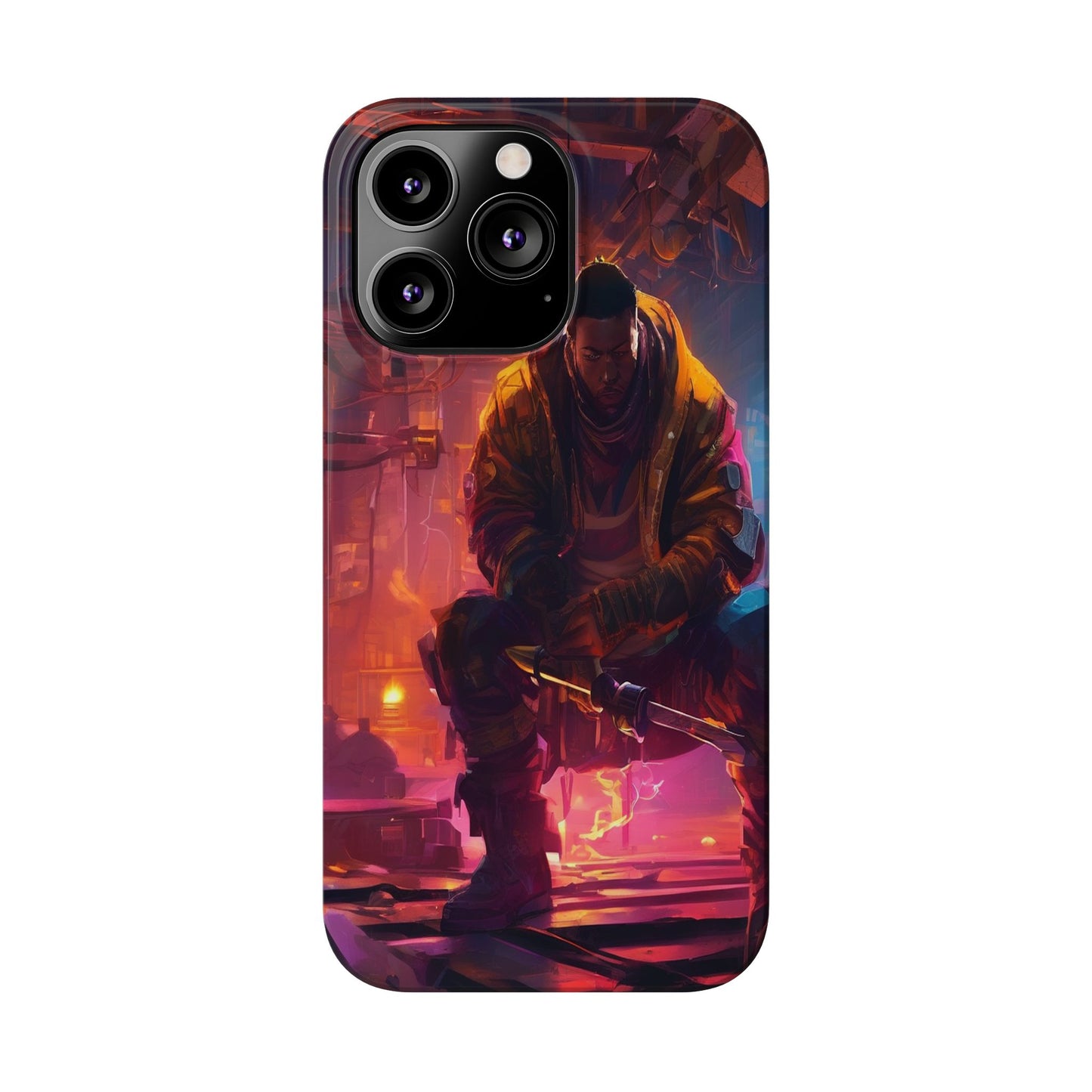 Slim Phone Case for iPhone 16 - Ultra-Thin, Glossy PC