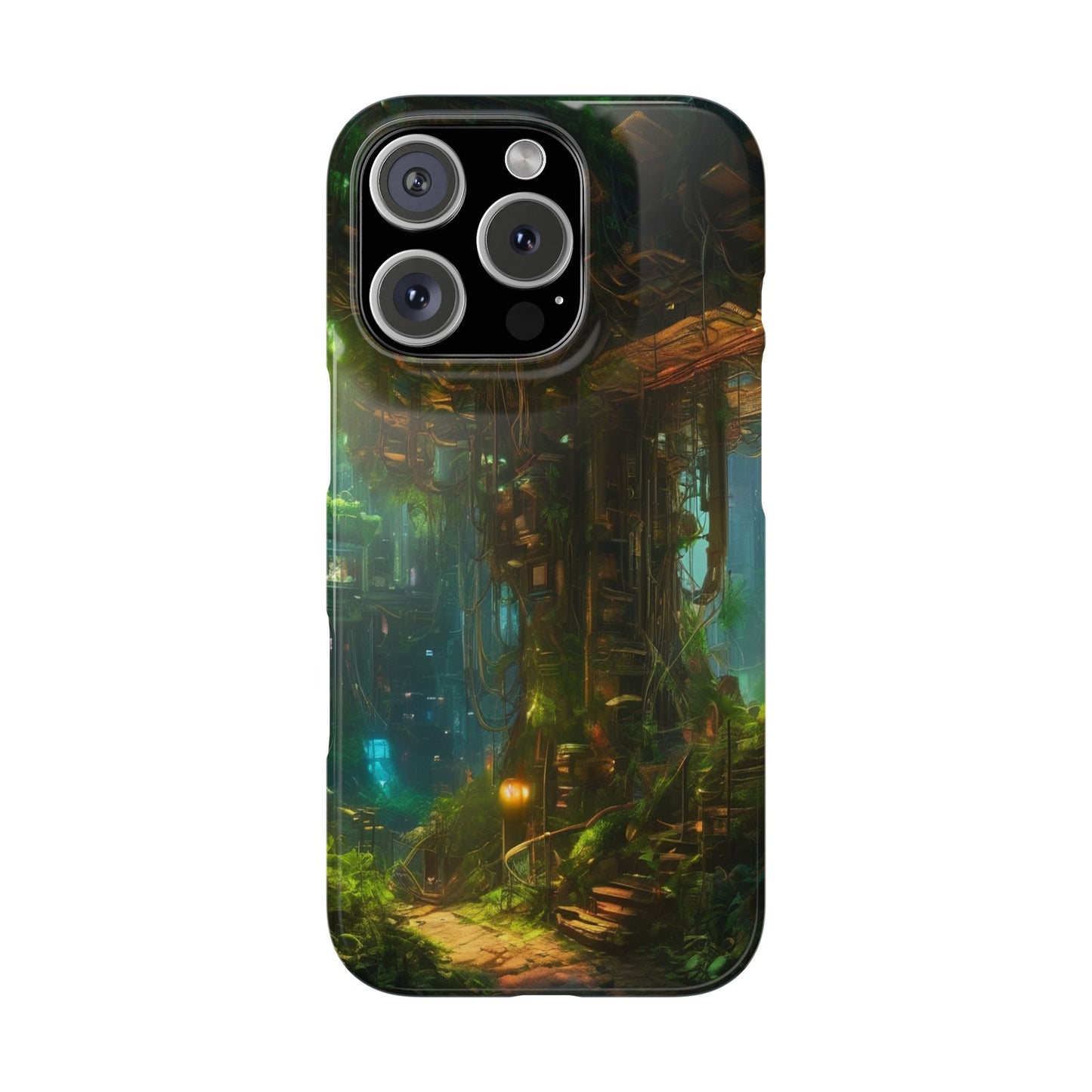 Neon Slim Phone Case for iPhone 16 Glossy Lexan