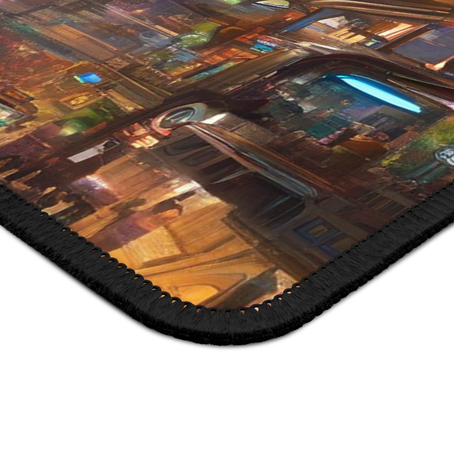 Gaming Neon Mouse Pad 9x7, Personalized Neoprene