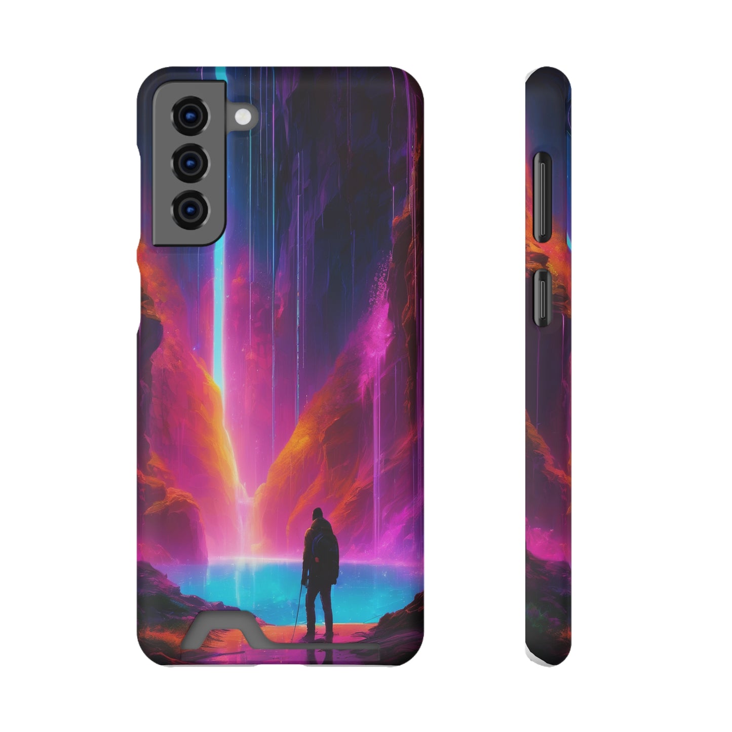 Neon Phone Case with Card Holder – MagSafe, 1 Card Slot