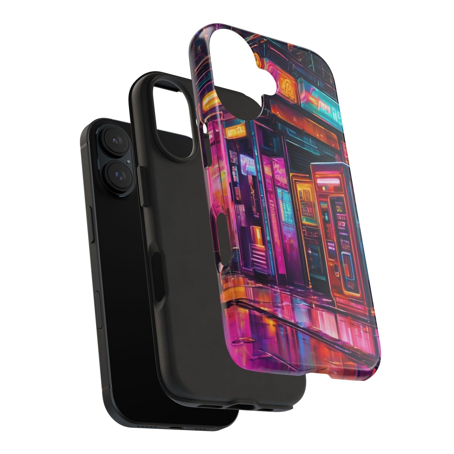 Tough Phone Case - 2-Piece, Impact-Resistant, Glossy Finish