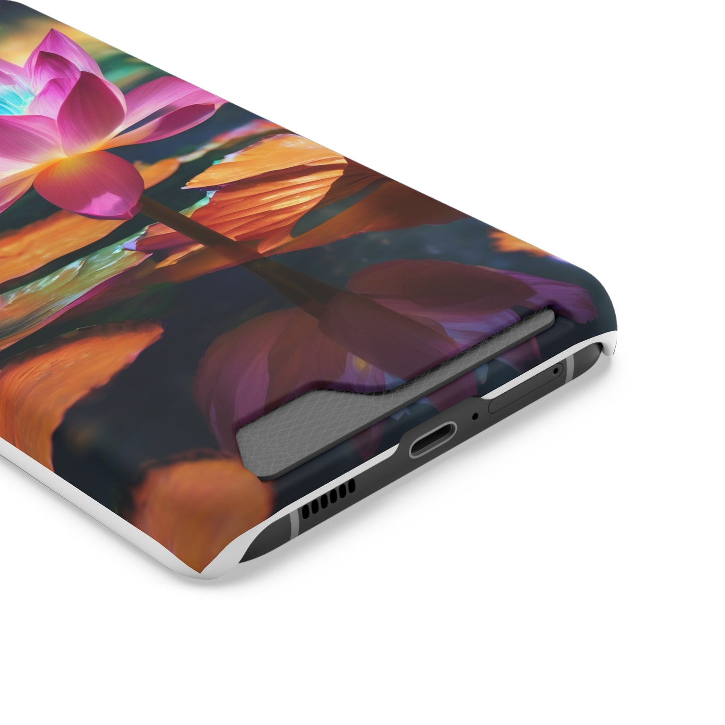 Neon Phone Case with Card Holder - MagSafe & Card Storage