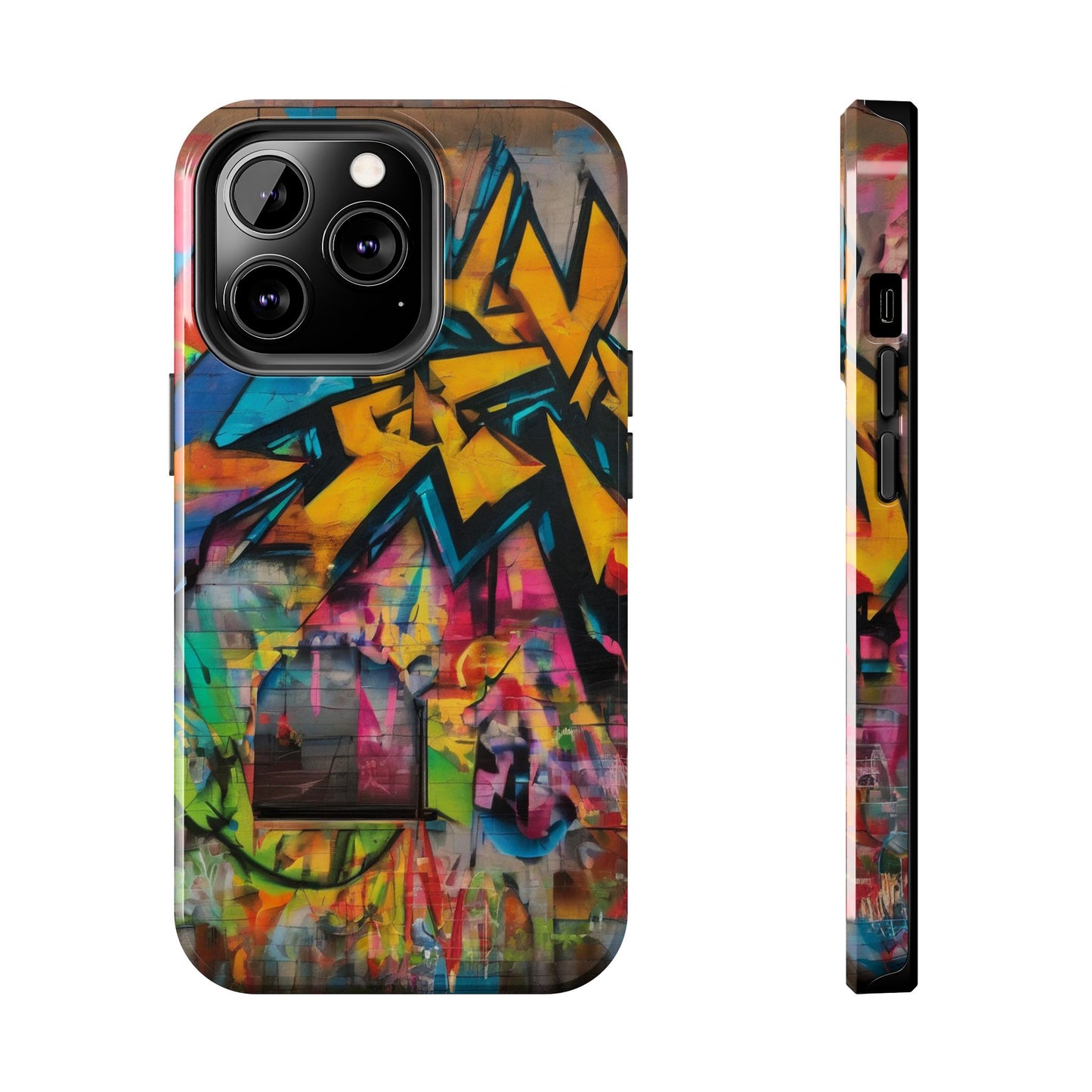 Rugged Phone Case - Impact-Resistant, Glossy Finish