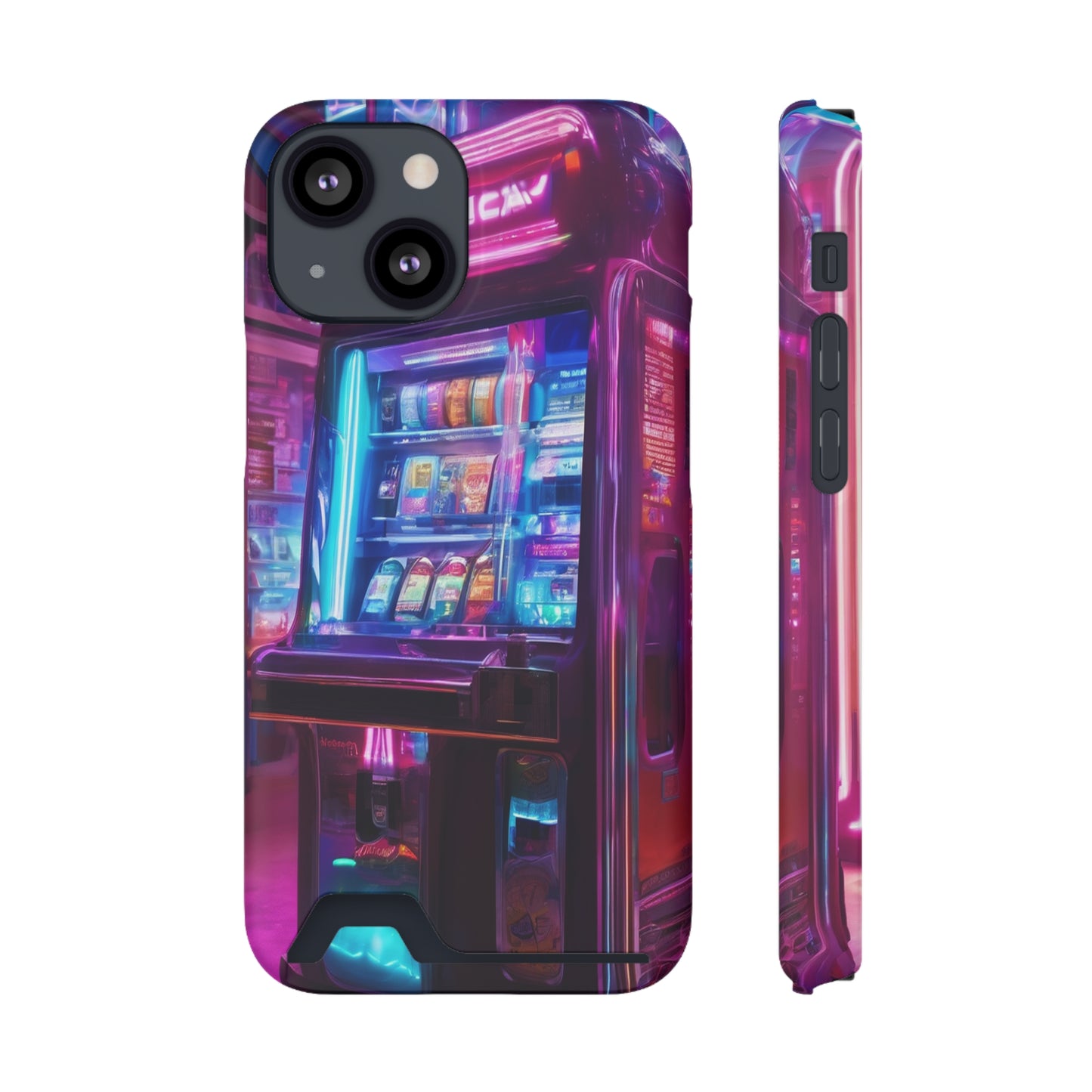 Phone Case with Card Holder – Glossy/Matte Polycarbonate
