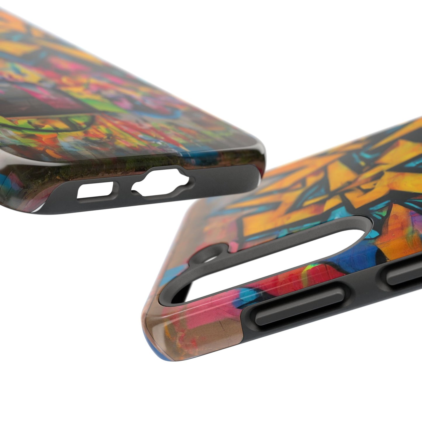 Rugged Phone Case - Impact-Resistant, Glossy Finish