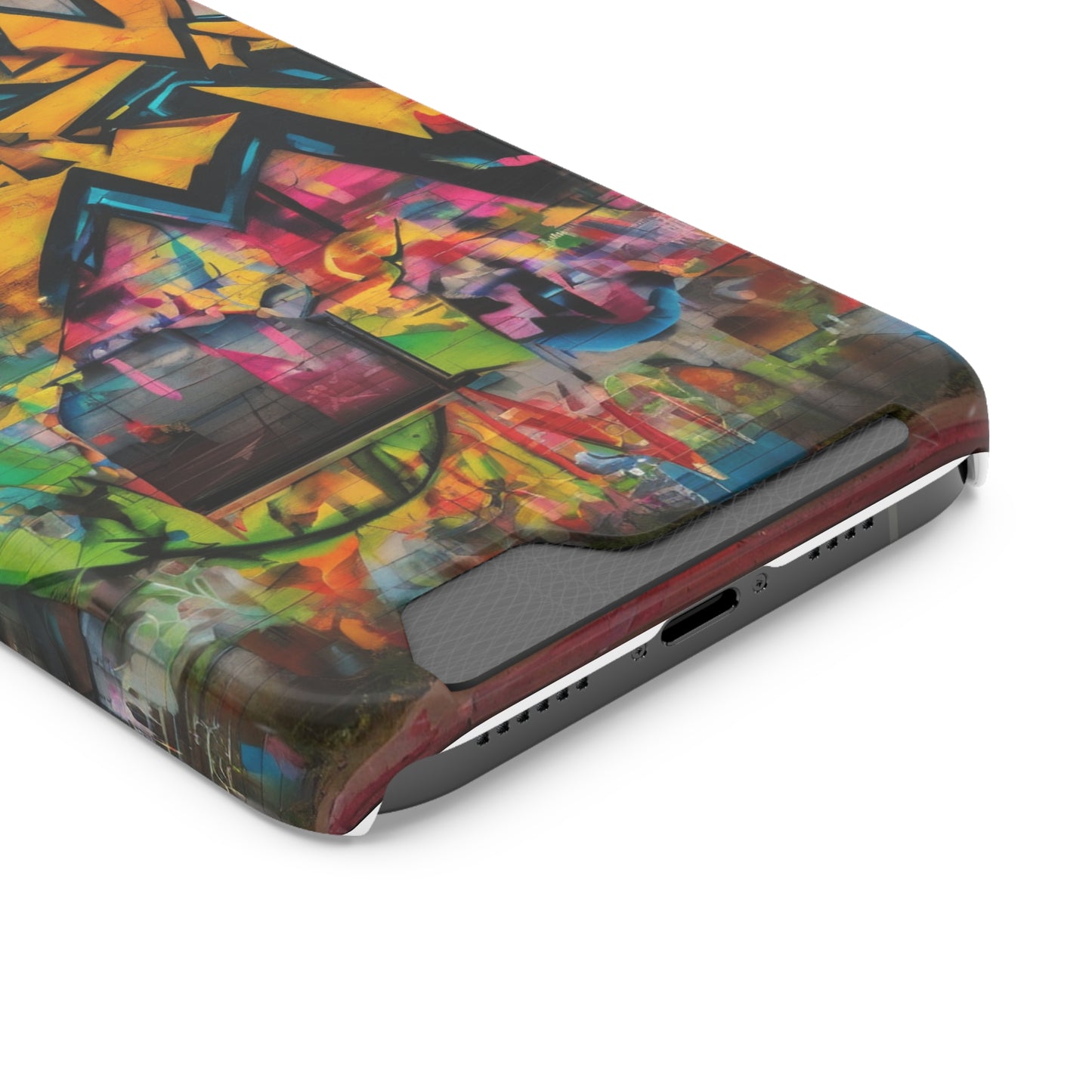 Neon Card-Holder MagSafe Phone Case for iPhone 13 & Galaxy S21/S22