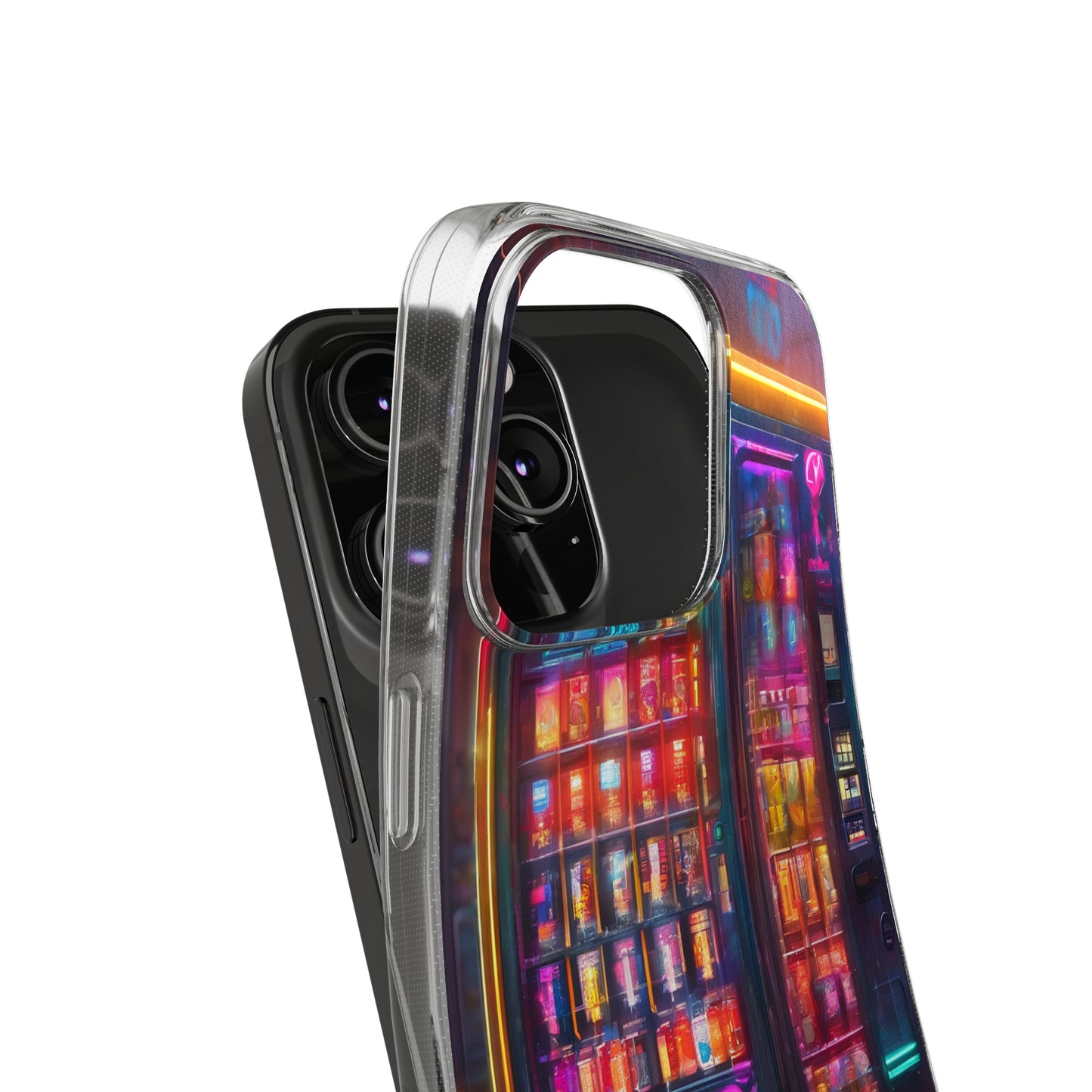 Neon Clear Silicone Phone Case - Slim & Flexible Protection