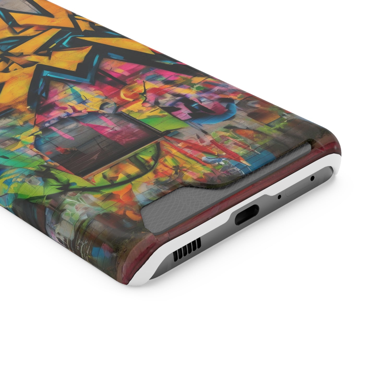 Neon Card-Holder MagSafe Phone Case for iPhone 13 & Galaxy S21/S22