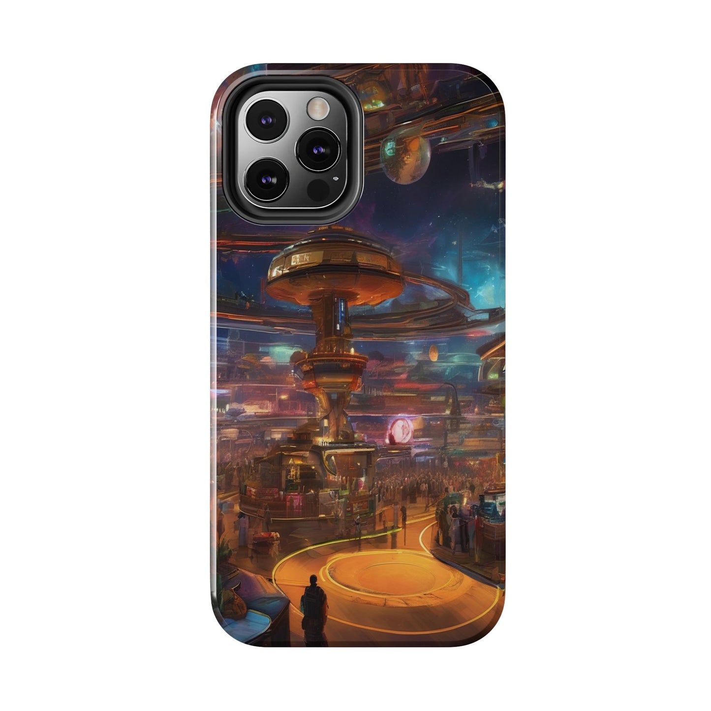 Tough Phone Case - 2-Piece Impact-Resistant Glossy Shield