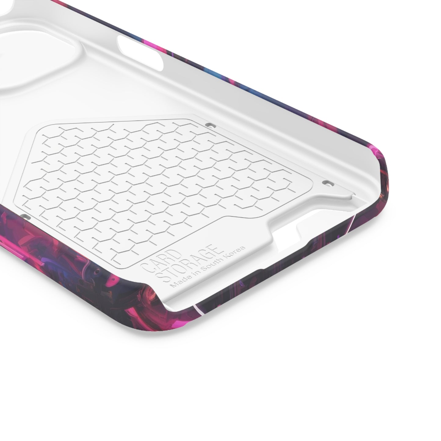Neon Phone Case with Card Holder - MagSafe Compatible, Glossy/Matte