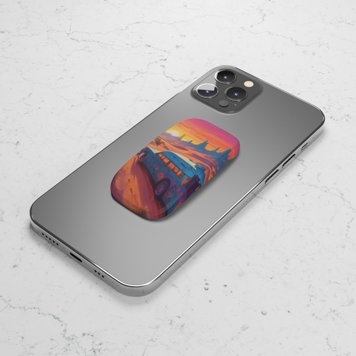 Phone Grip Click-On: Adjustable Mobile Holder