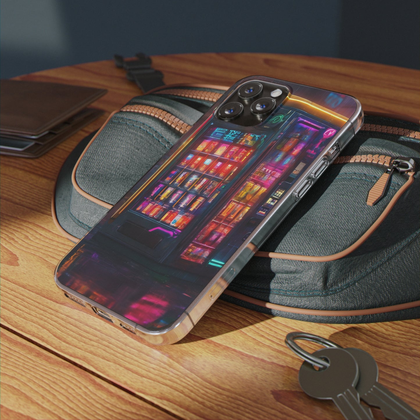 Neon Clear Silicone Phone Case - Slim & Flexible Protection