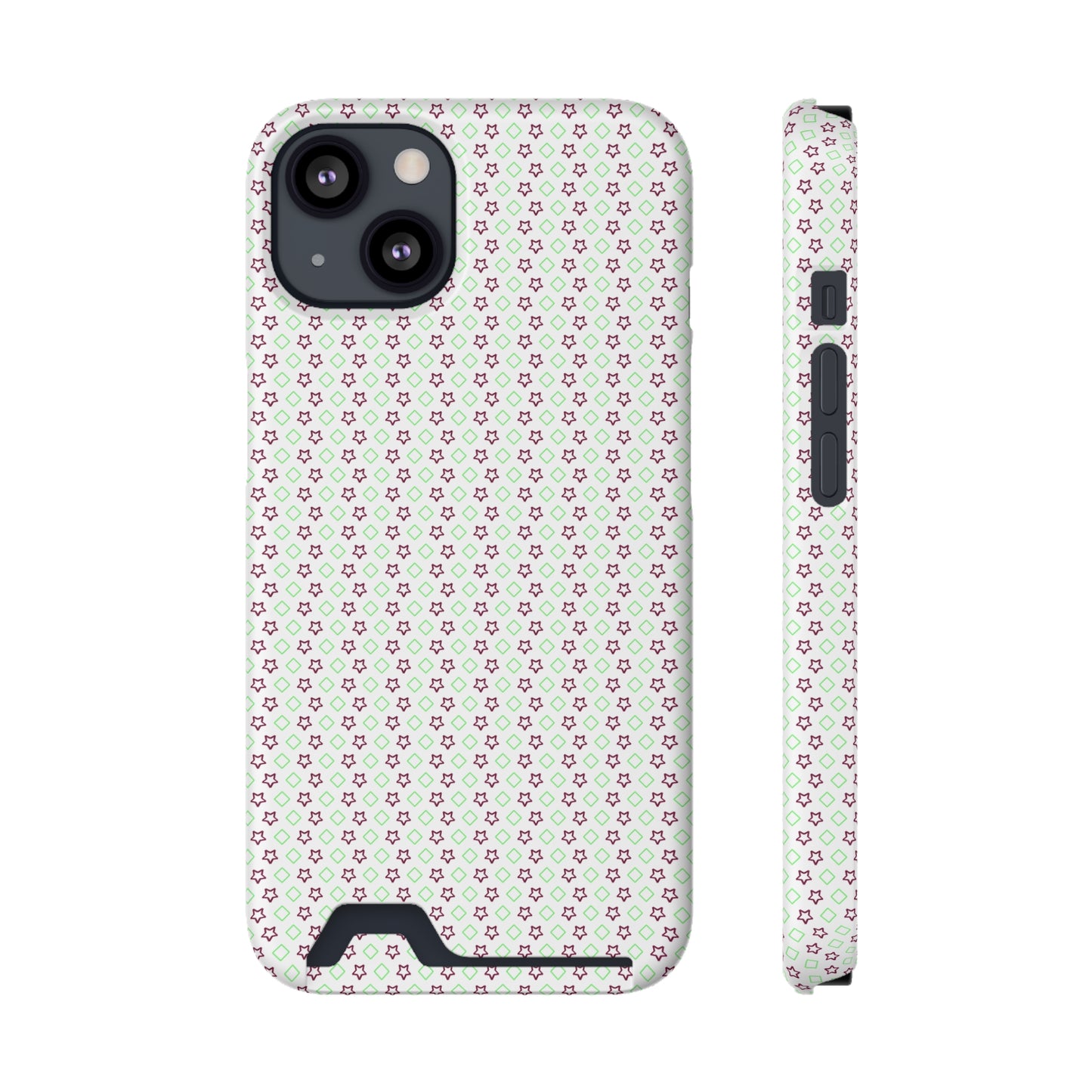Neon Card-Holder Phone Case - Glossy/Matte Finish