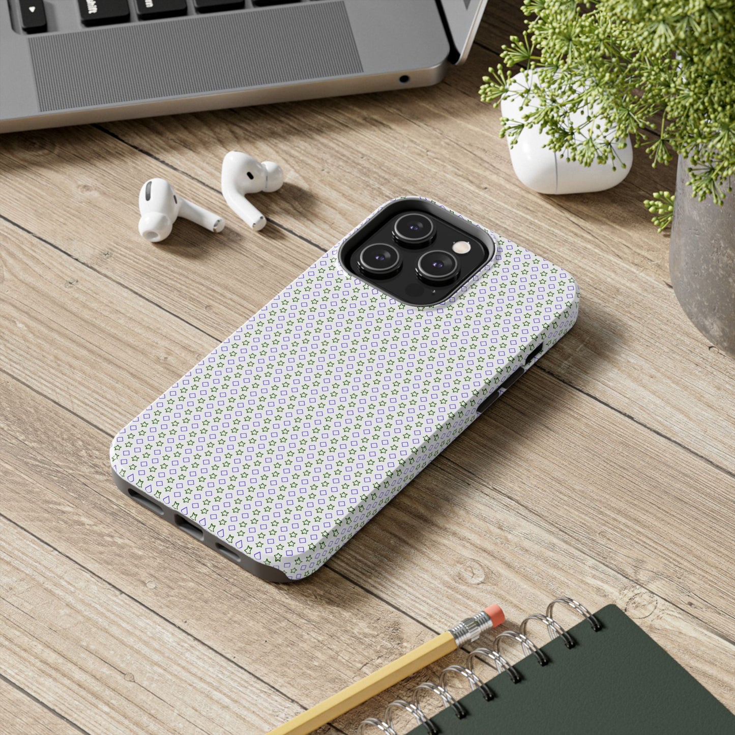 Tough Phone Case - Impact-Resistant, Glossy, 2-Piece Design