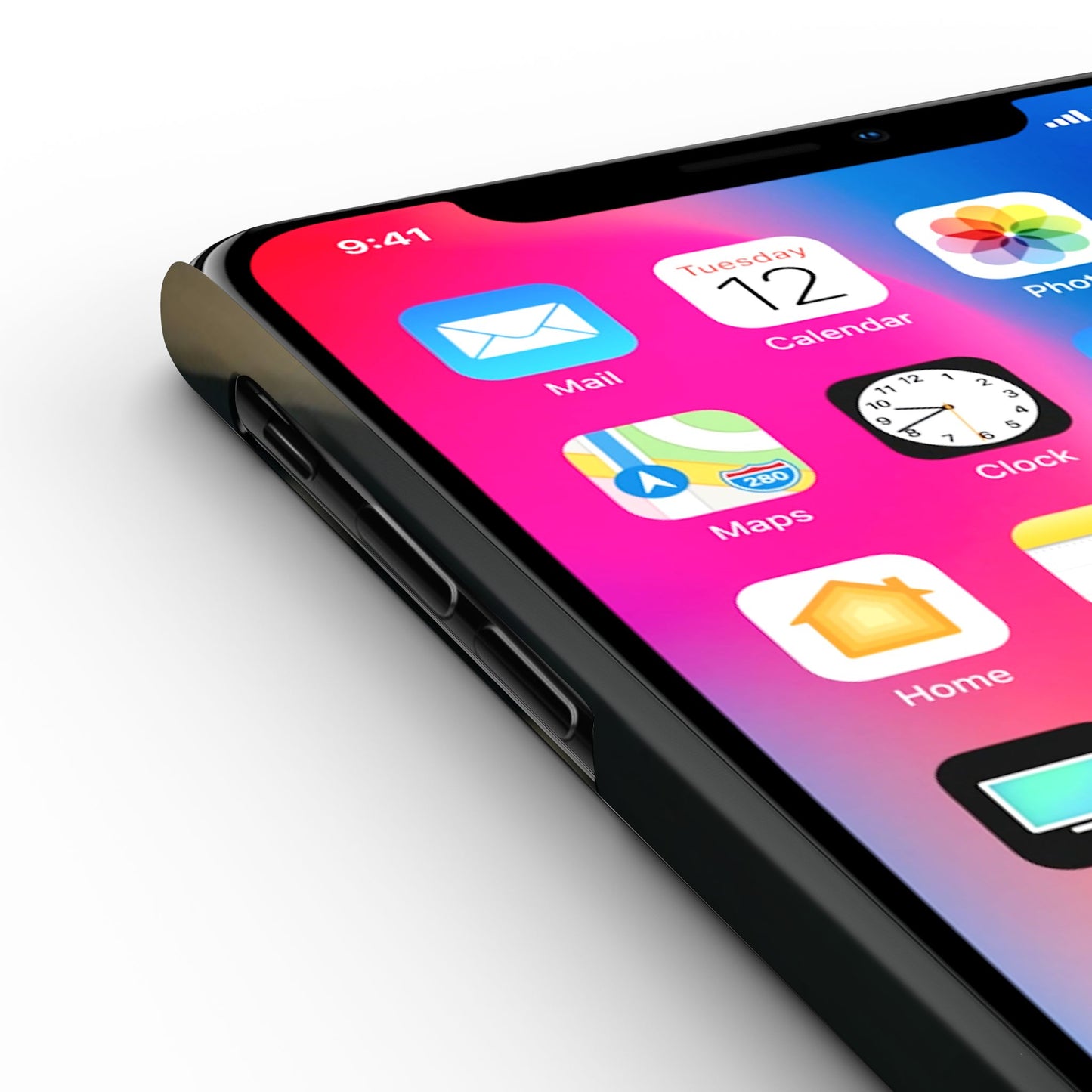 Slim Phone Case - Glossy Lexan PC, Ultra-Thin, Wireless Charging