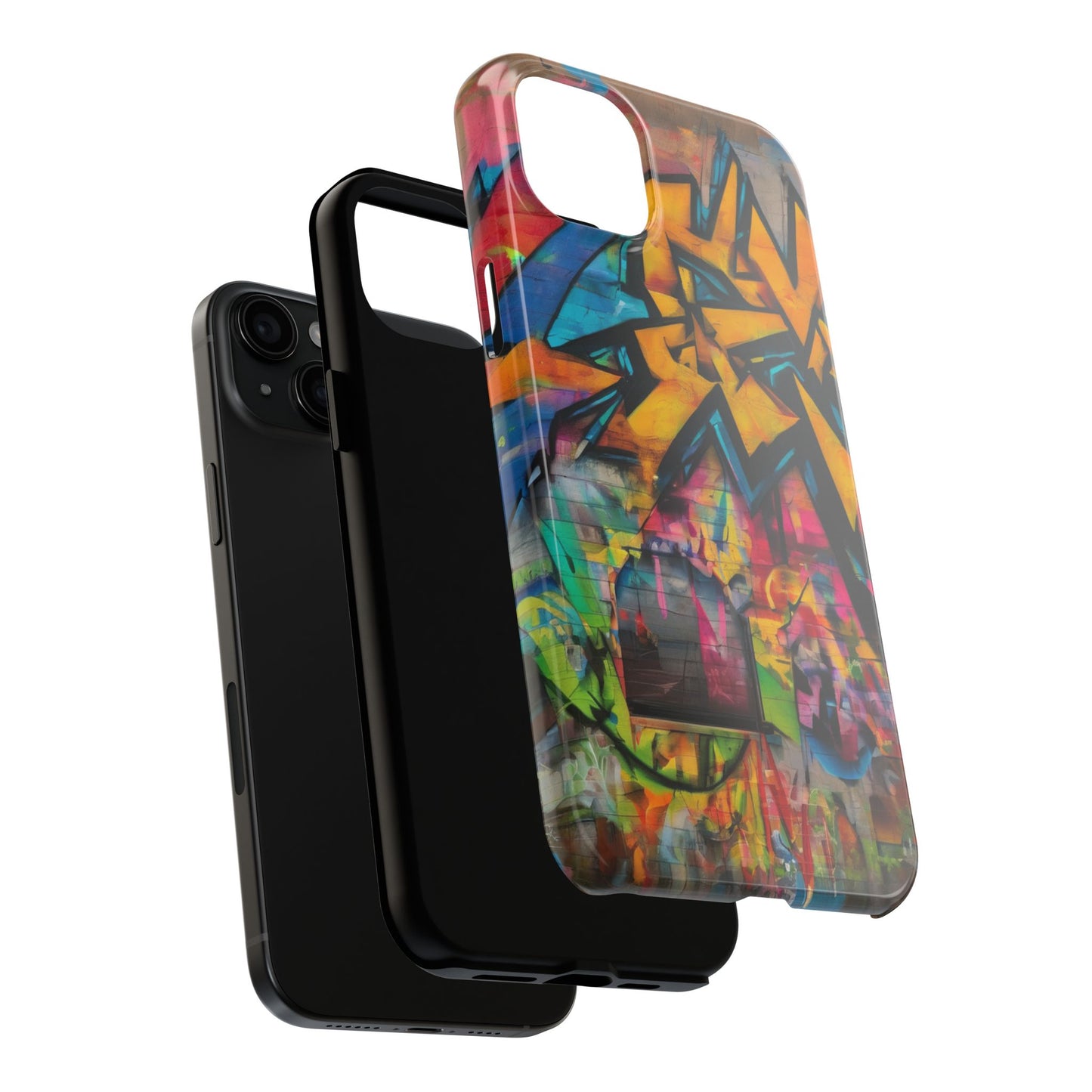 Rugged Phone Case - Impact-Resistant, Glossy Finish