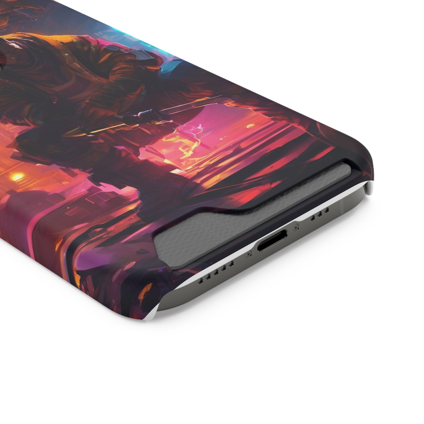 MagSafe Phone Case with Card Holder - Impact-Resistant Polycarbonate
